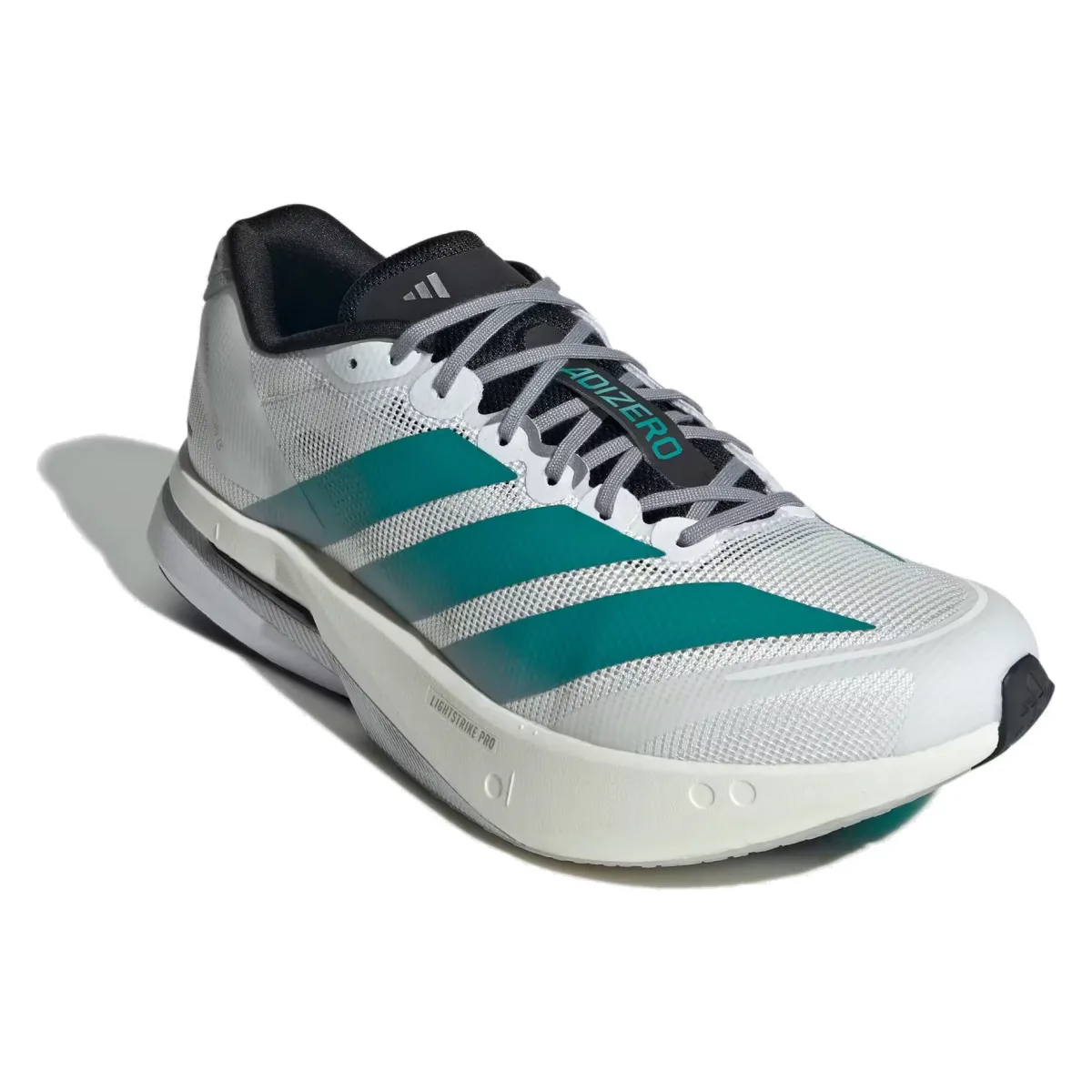 adidas Adizero Boston 13 White Pure Teal