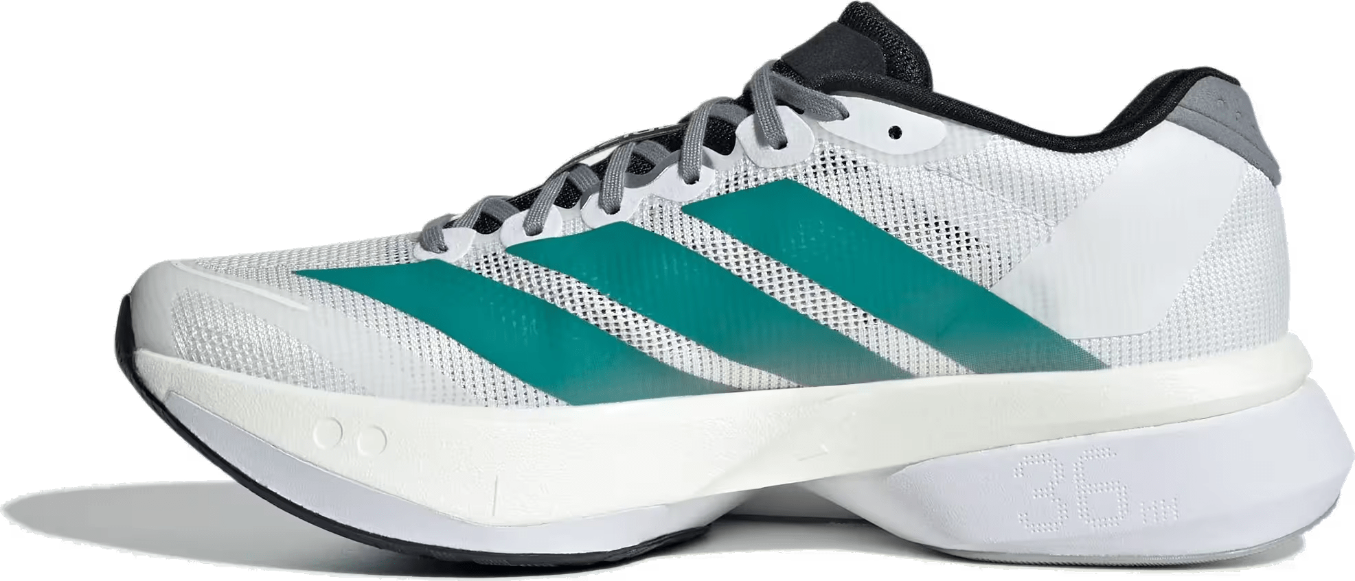 adidas Adizero Boston 13 White Pure Teal (Women's)