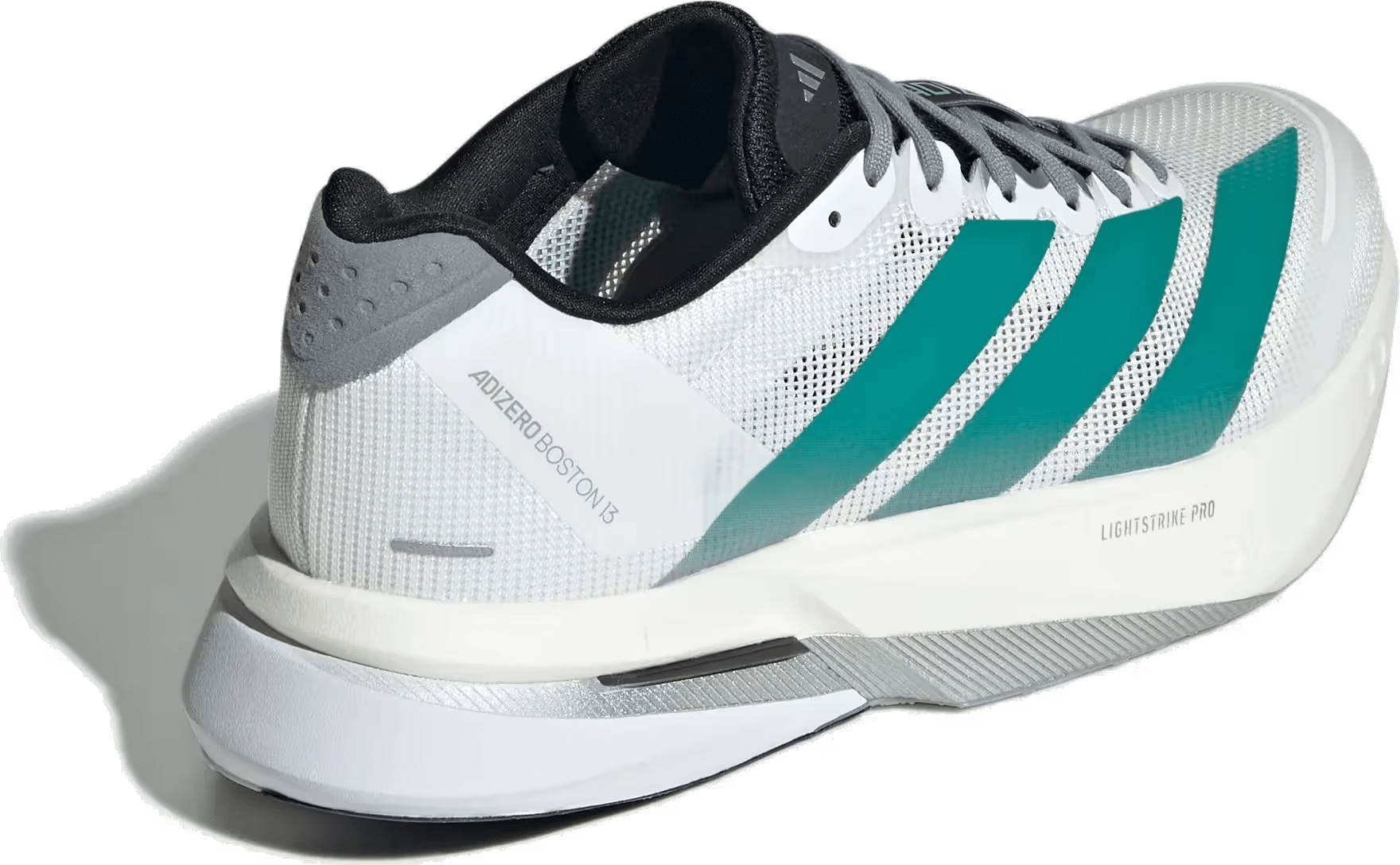 adidas Adizero Boston 13 White Pure Teal (Women's)