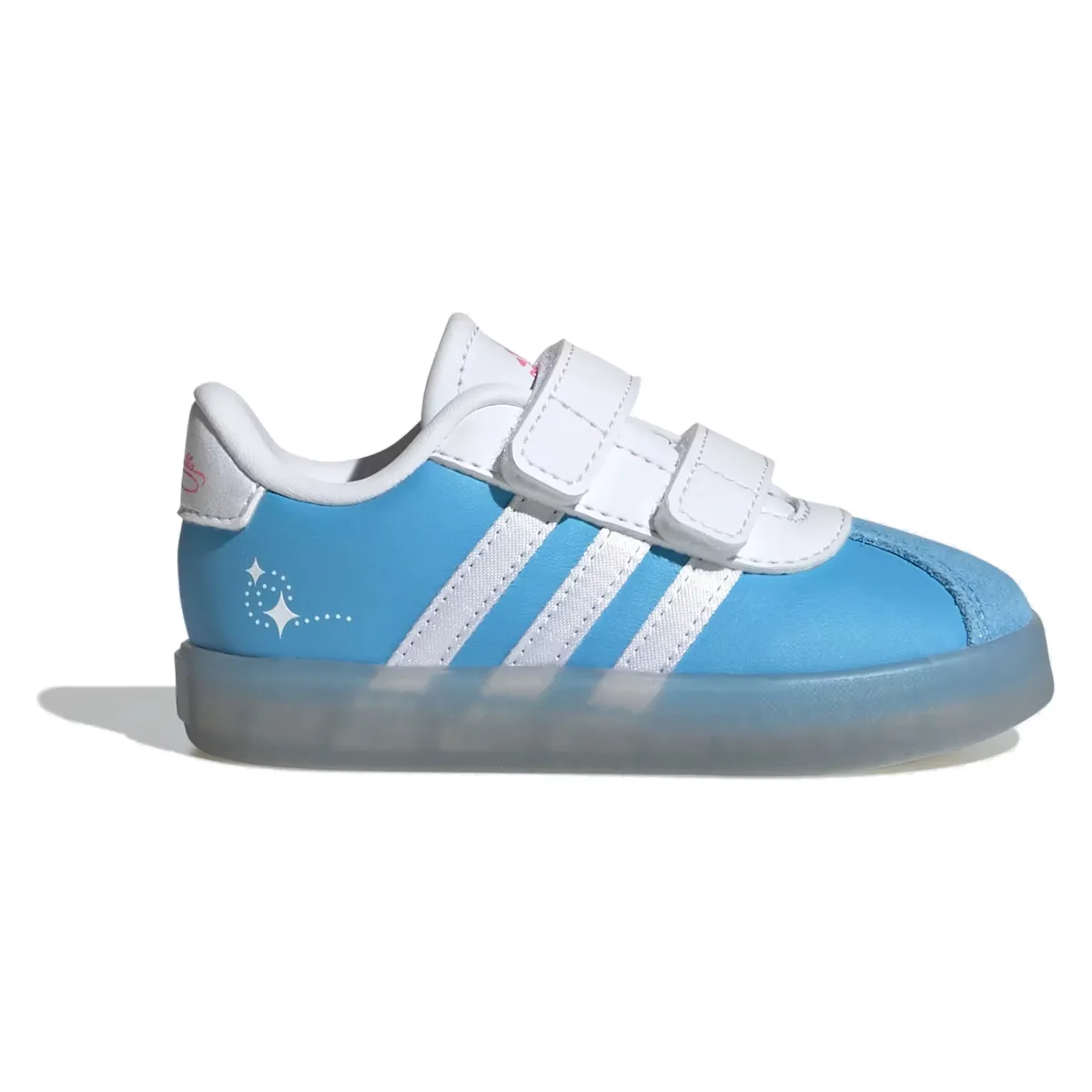 adidas VL Court 3.0 Disney Cinderella Semi Blue Burst Cloud White Lucid Pink (TD)