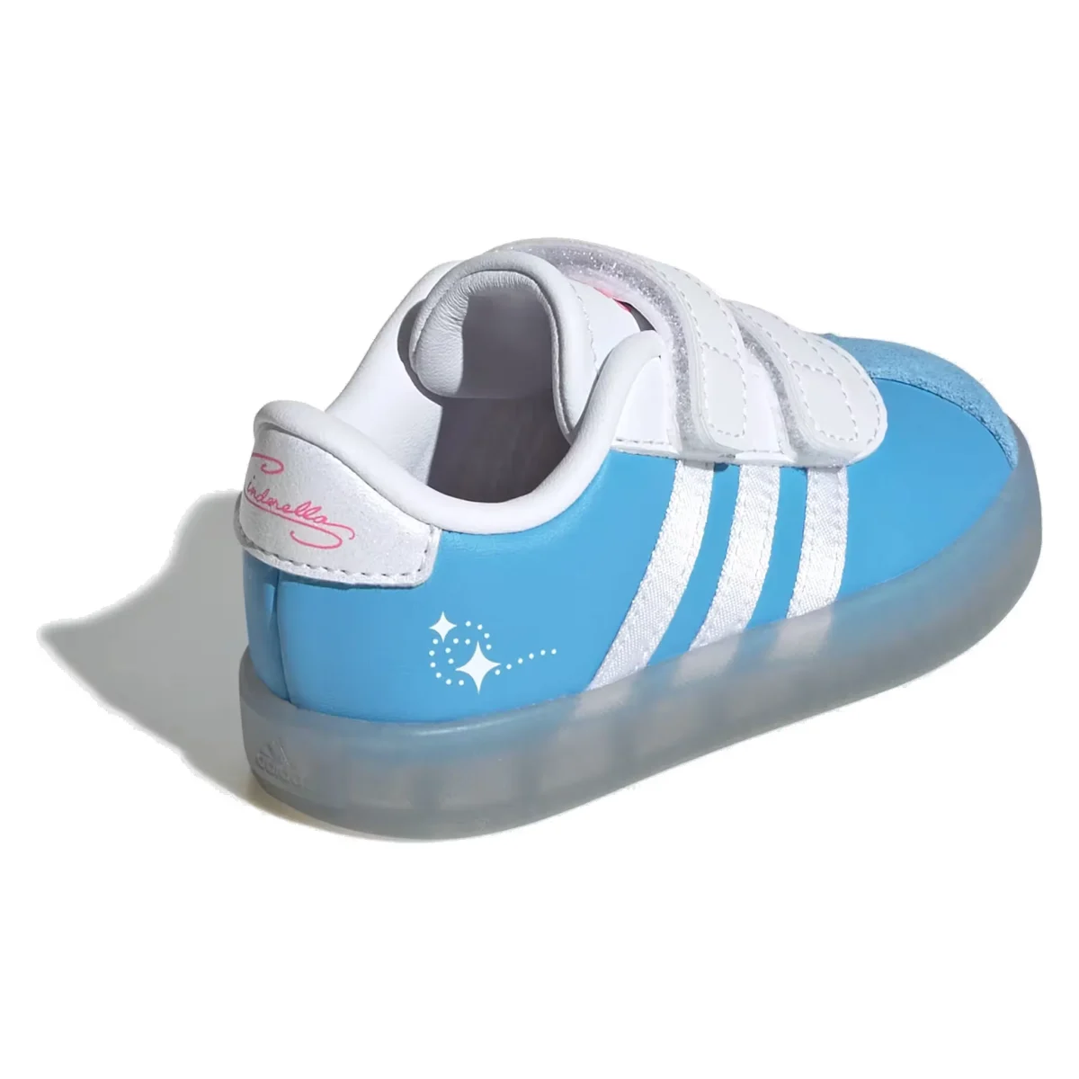 adidas VL Court 3.0 Disney Cinderella Semi Blue Burst Cloud White Lucid Pink (TD)