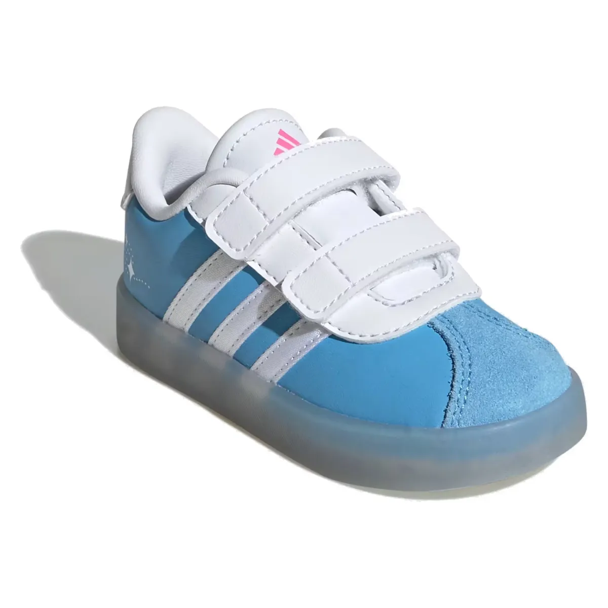 adidas VL Court 3.0 Disney Cinderella Semi Blue Burst Cloud White Lucid Pink (TD)