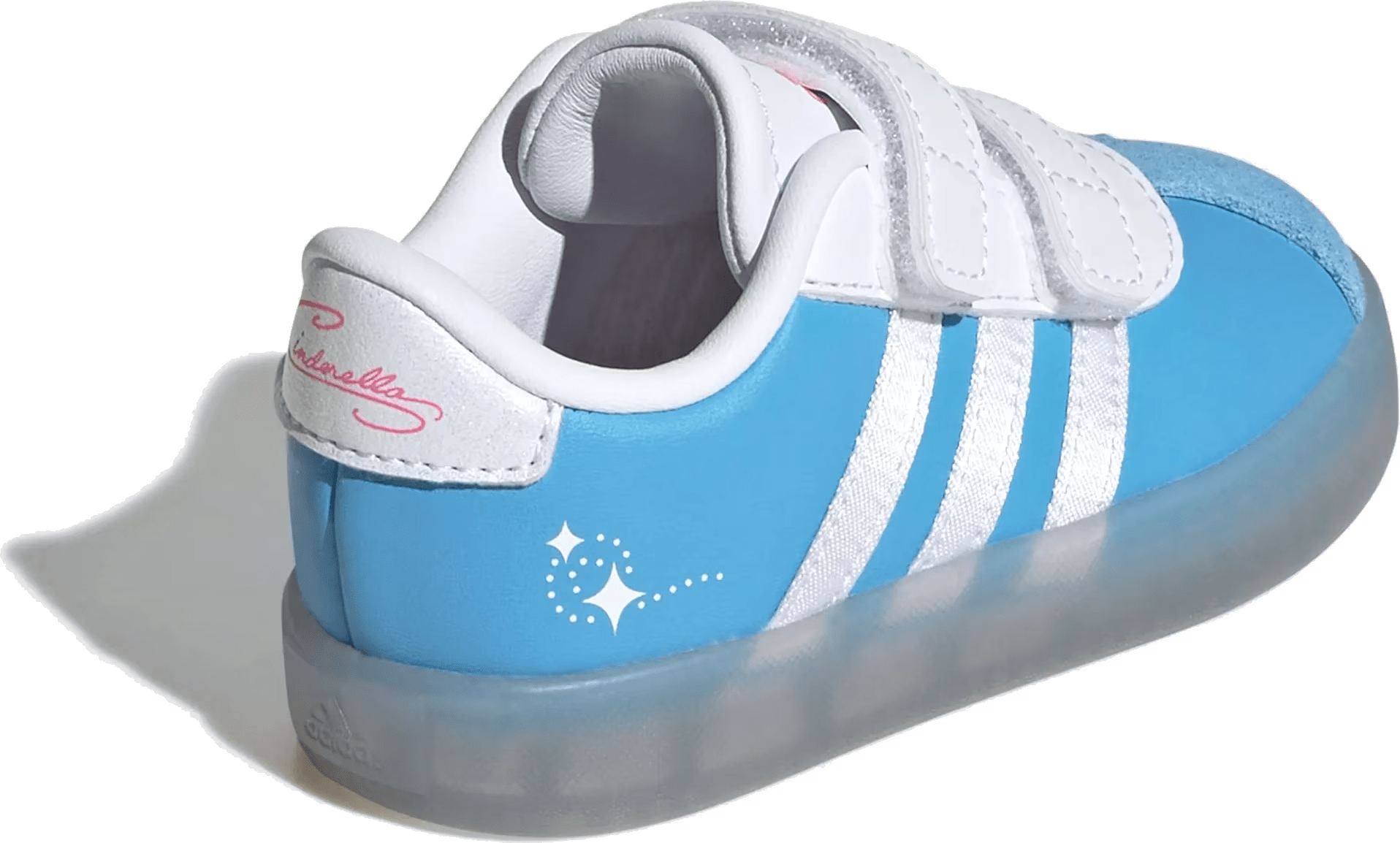 adidas VL Court 3.0 Disney Cinderella Semi Blue Burst Cloud White Lucid Pink (TD)