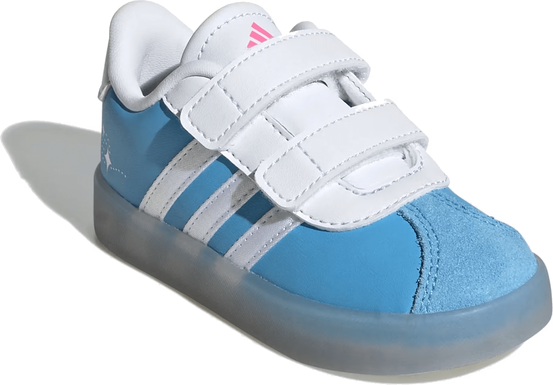 adidas VL Court 3.0 Disney Cinderella Semi Blue Burst Cloud White Lucid Pink (TD)