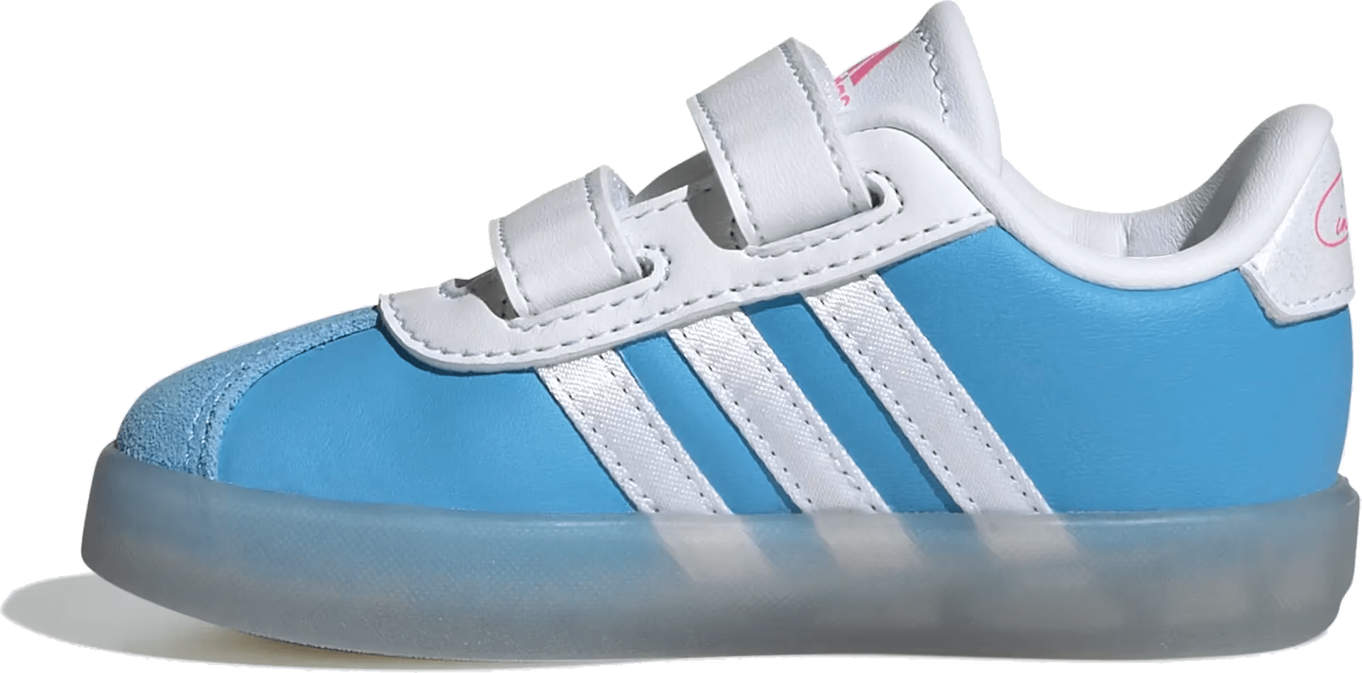 adidas VL Court 3.0 Disney Cinderella Semi Blue Burst Cloud White Lucid Pink (TD)