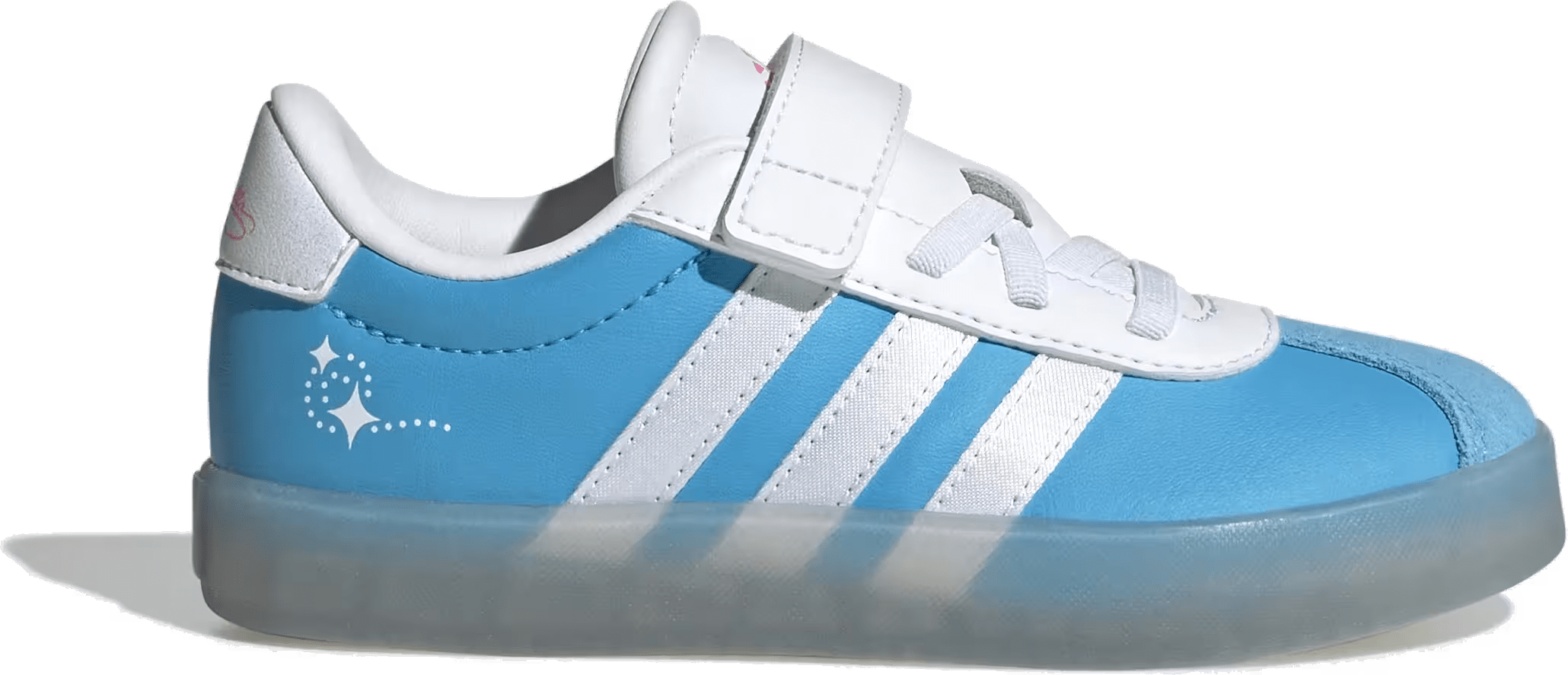 adidas VL Court 3.0 Semi Blue Burst Cloud White Lucid Pink (PS)