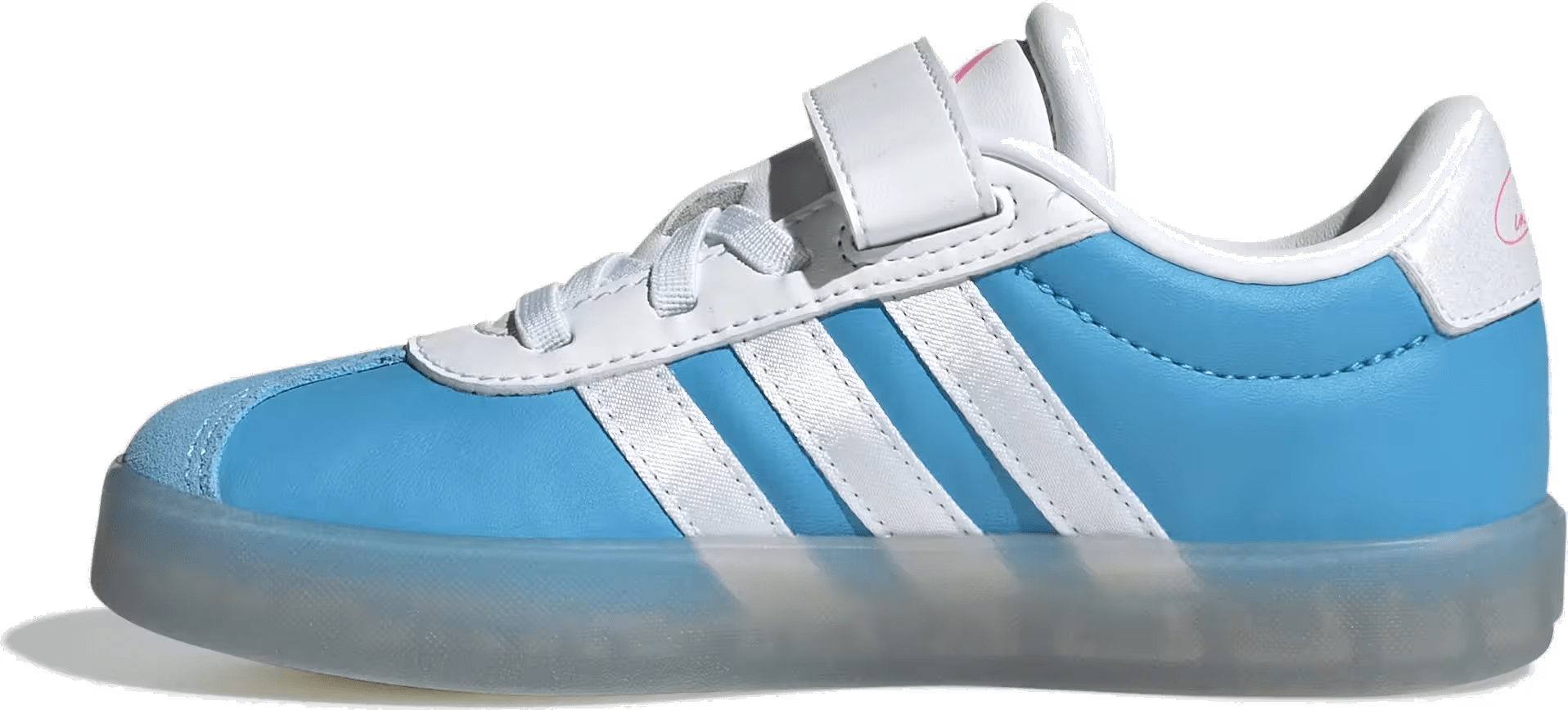 adidas VL Court 3.0 Semi Blue Burst Cloud White Lucid Pink (PS)