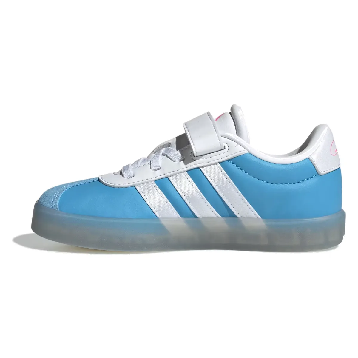 adidas VL Court 3.0 Semi Blue Burst Cloud White Lucid Pink (PS)