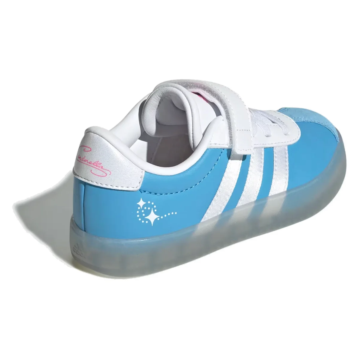 adidas VL Court 3.0 Semi Blue Burst Cloud White Lucid Pink (PS)