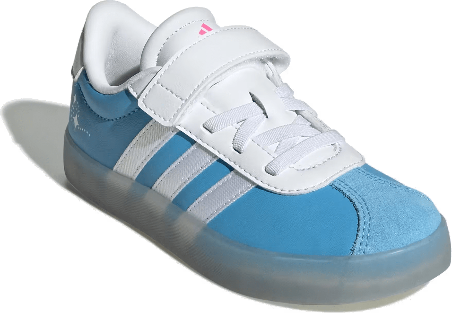 adidas VL Court 3.0 Semi Blue Burst Cloud White Lucid Pink (PS)