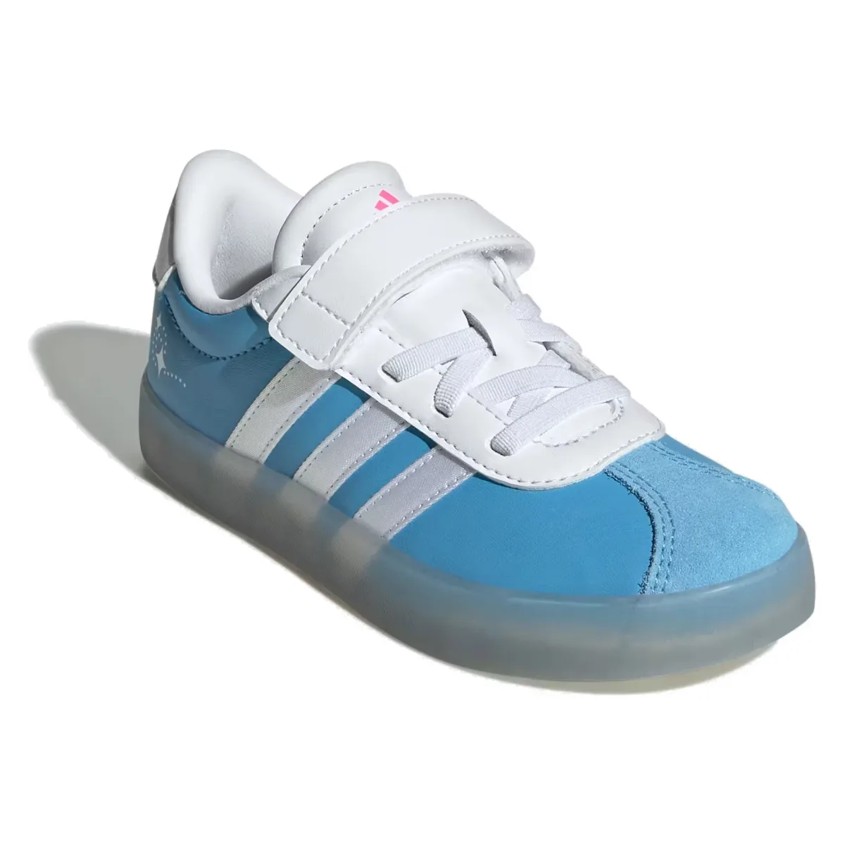 adidas VL Court 3.0 Semi Blue Burst Cloud White Lucid Pink (PS)