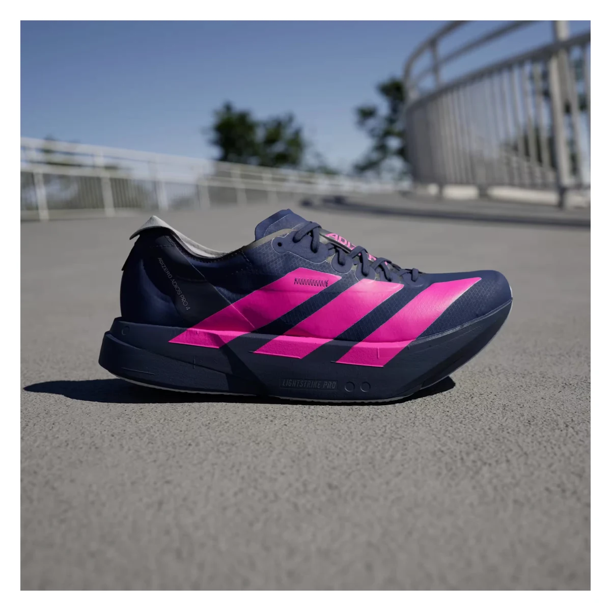 adidas Adizero Adios Pro 4 Dark Blue Shock Pink