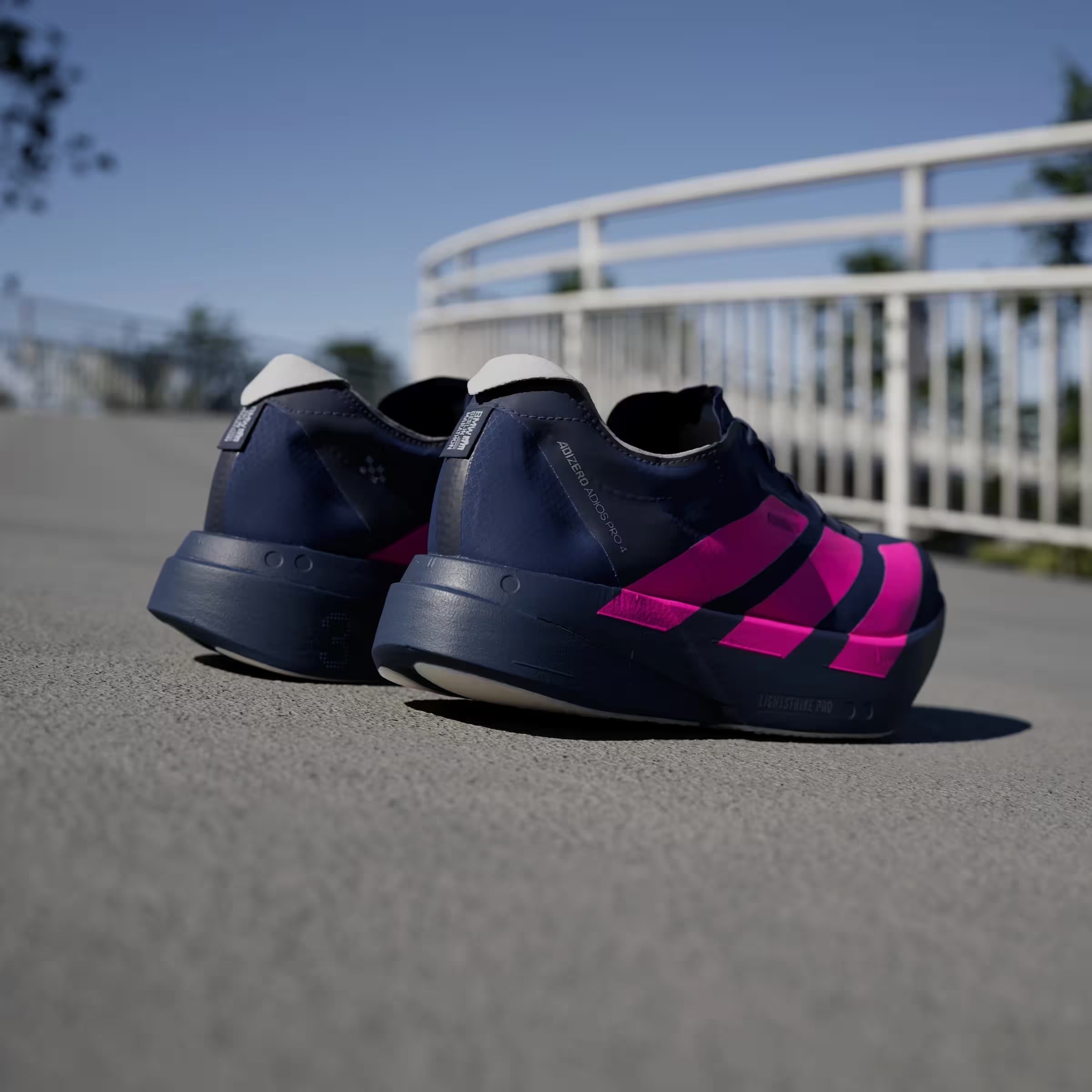 adidas Adizero Adios Pro 4 Dark Blue Shock Pink