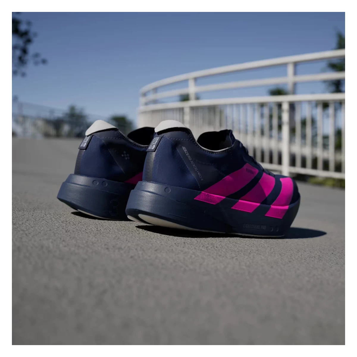 adidas Adizero Adios Pro 4 Dark Blue Shock Pink