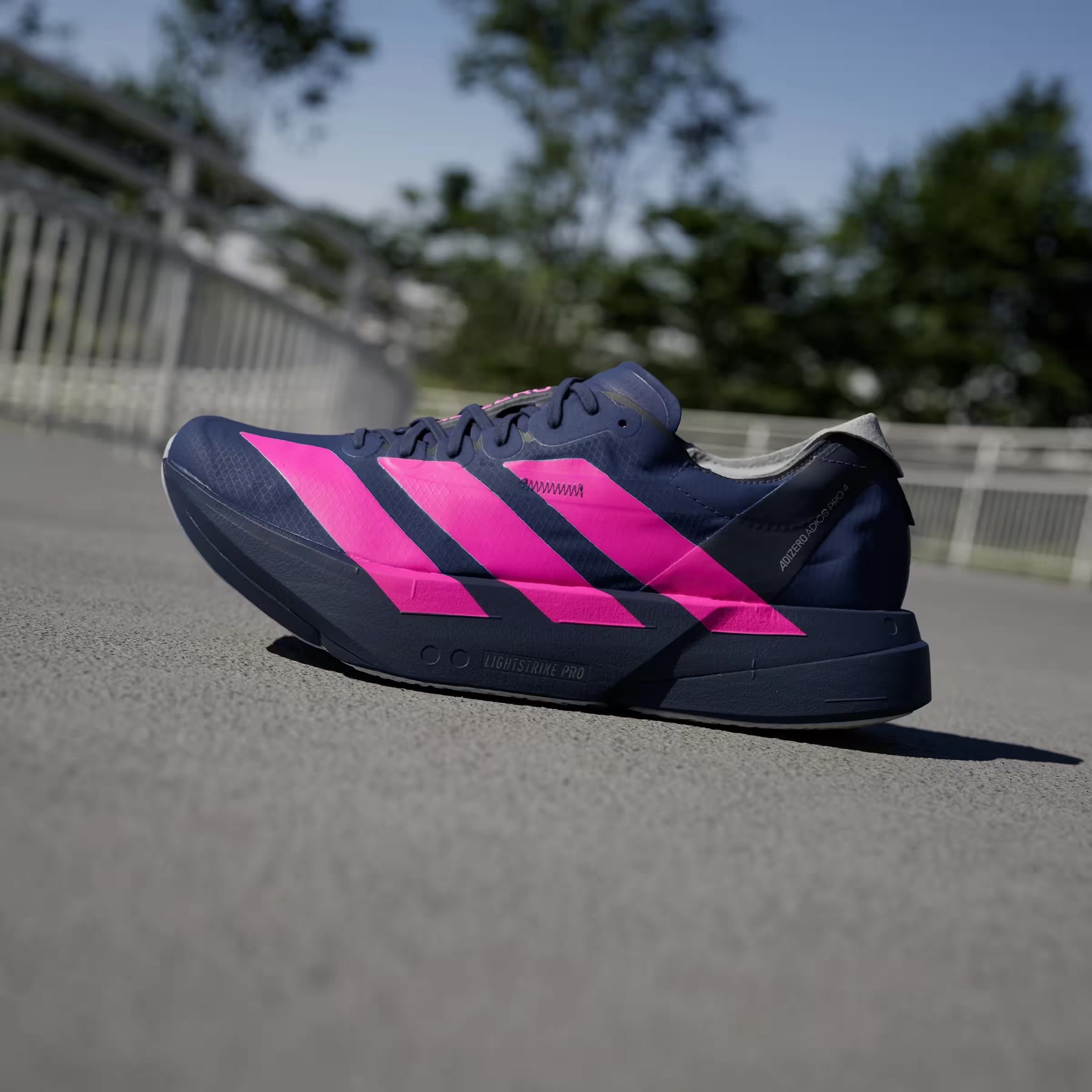 adidas Adizero Adios Pro 4 Dark Blue Shock Pink