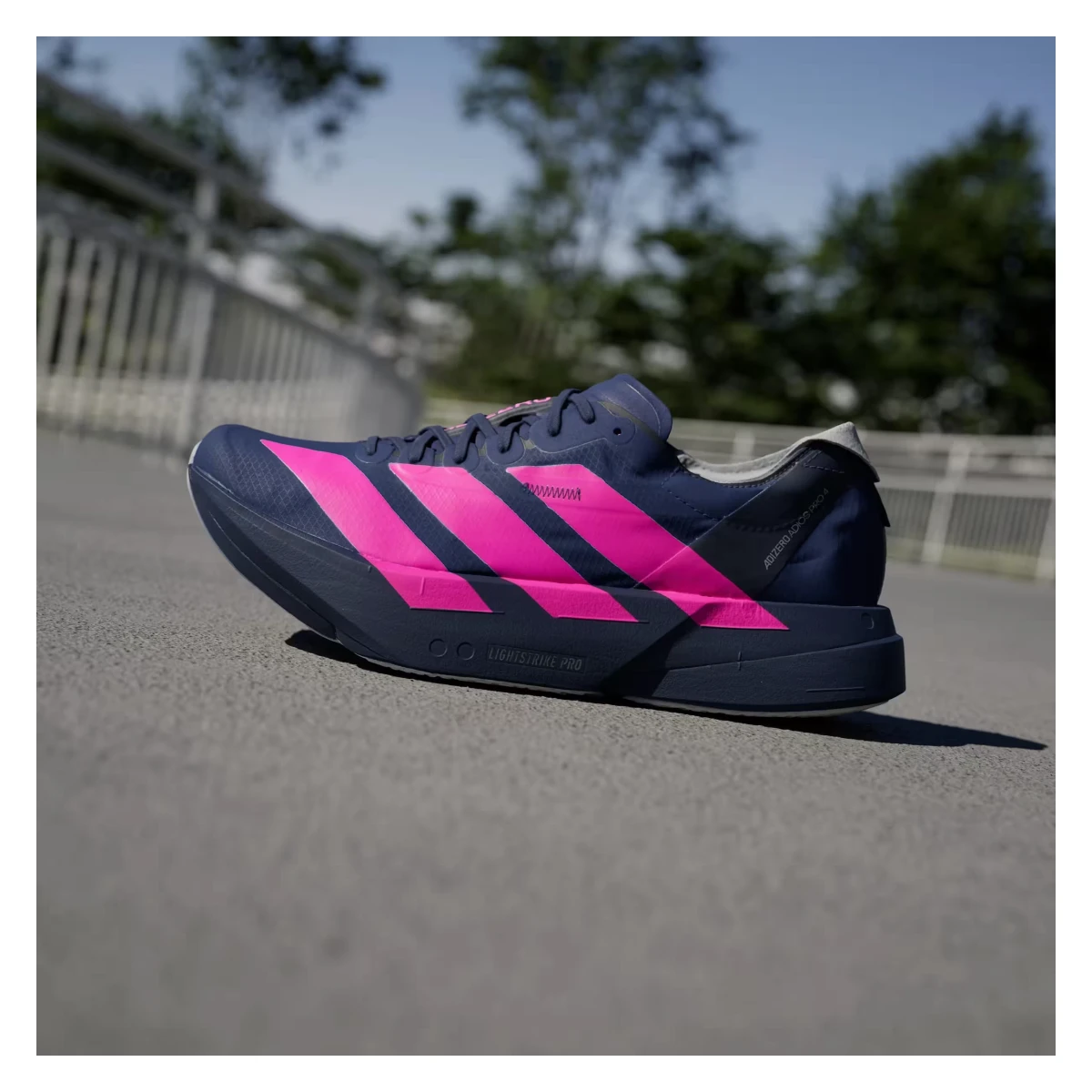 adidas Adizero Adios Pro 4 Dark Blue Shock Pink
