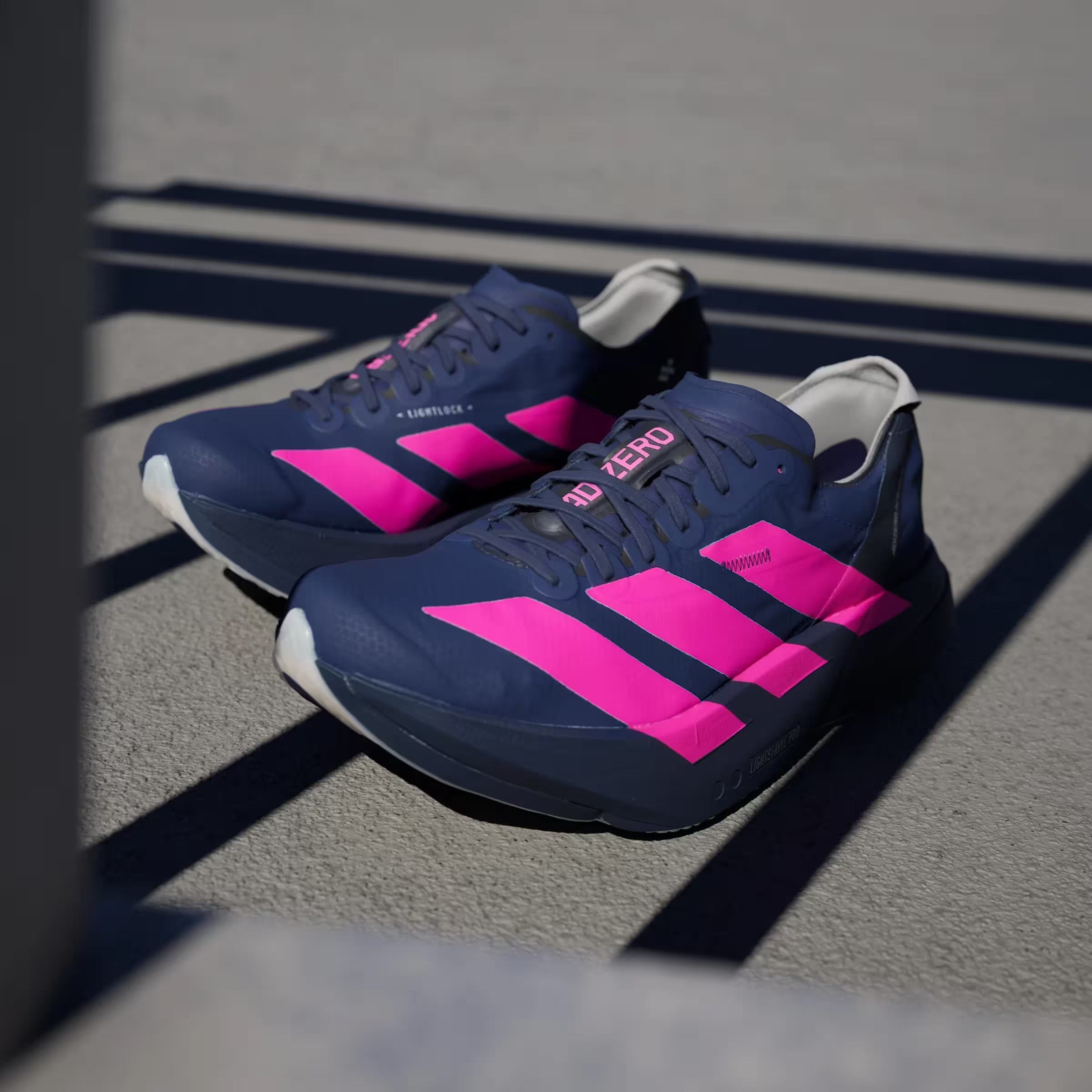 adidas Adizero Adios Pro 4 Dark Blue Shock Pink
