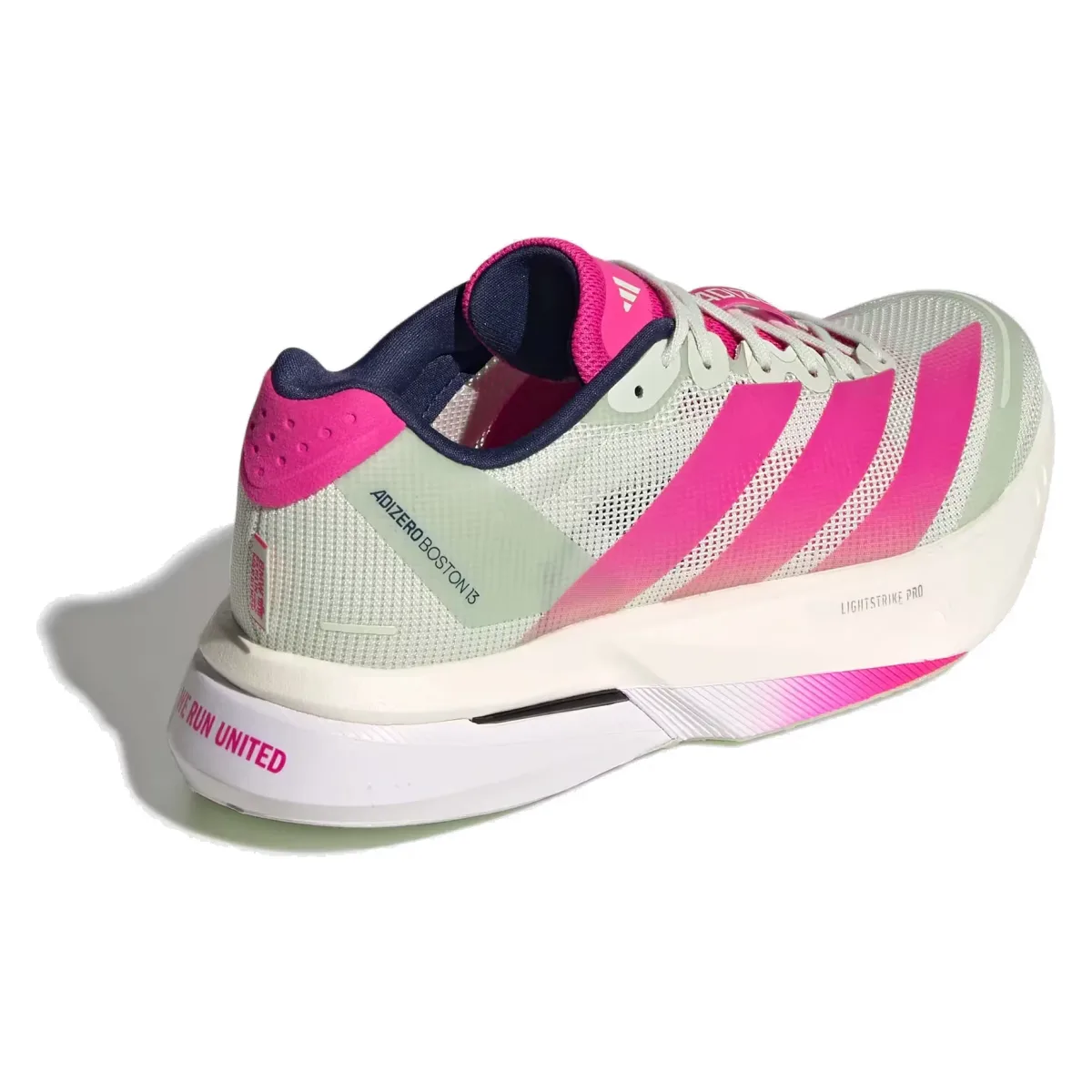 adidas Adizero Boston 13 Linen Green Shock Pink (Women's)