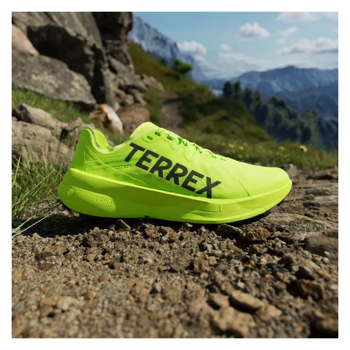 adidas Terrex Agravic Speed Trail Lucid Lemon Core Black Dash Grey