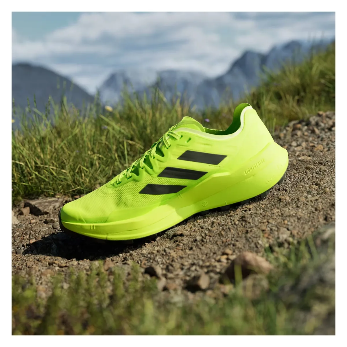 adidas Terrex Agravic Speed Trail Lucid Lemon Core Black Dash Grey
