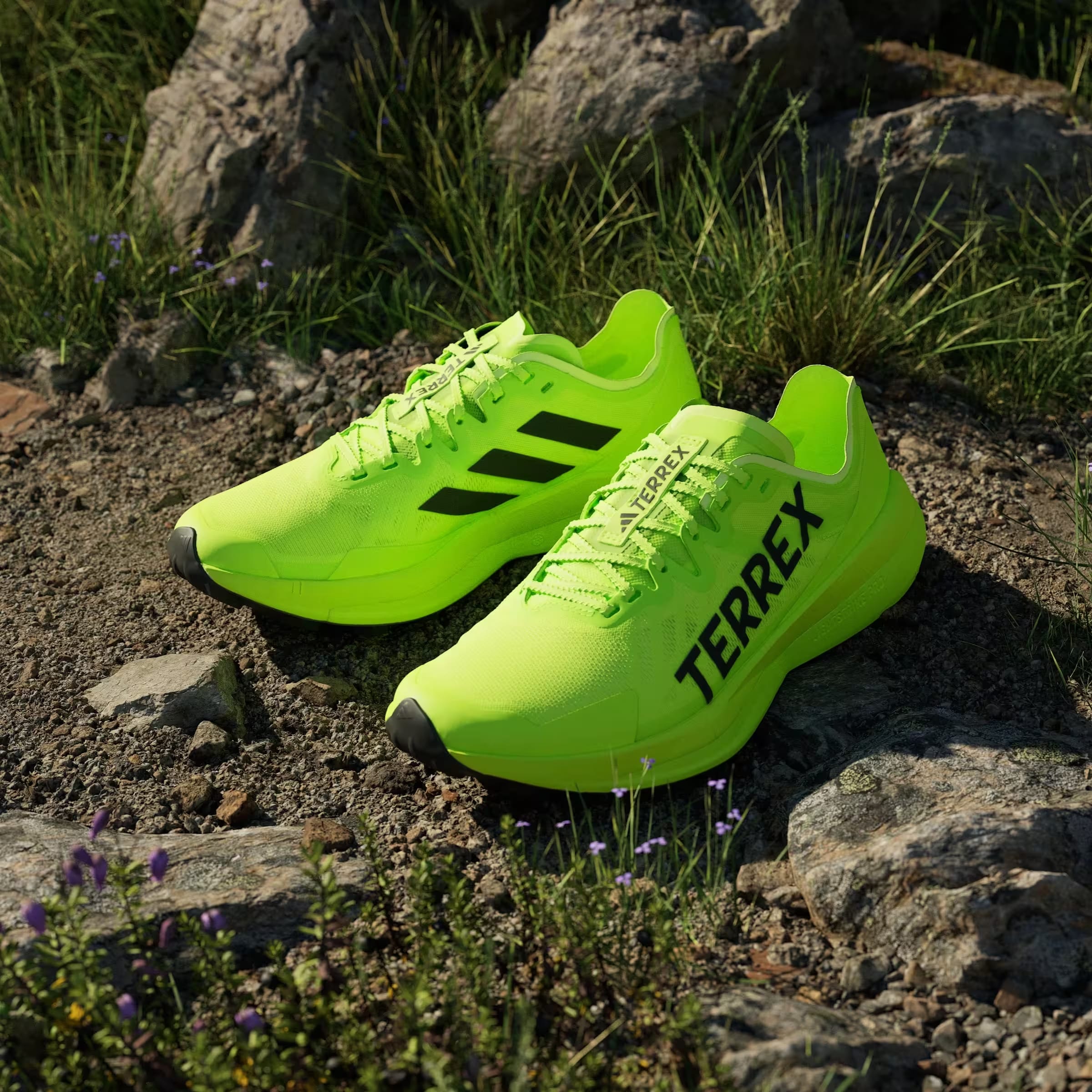 adidas Terrex Agravic Speed Trail Lucid Lemon Core Black Dash Grey