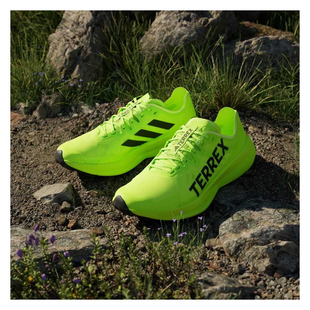 adidas Terrex Agravic Speed Trail Lucid Lemon Core Black Dash Grey