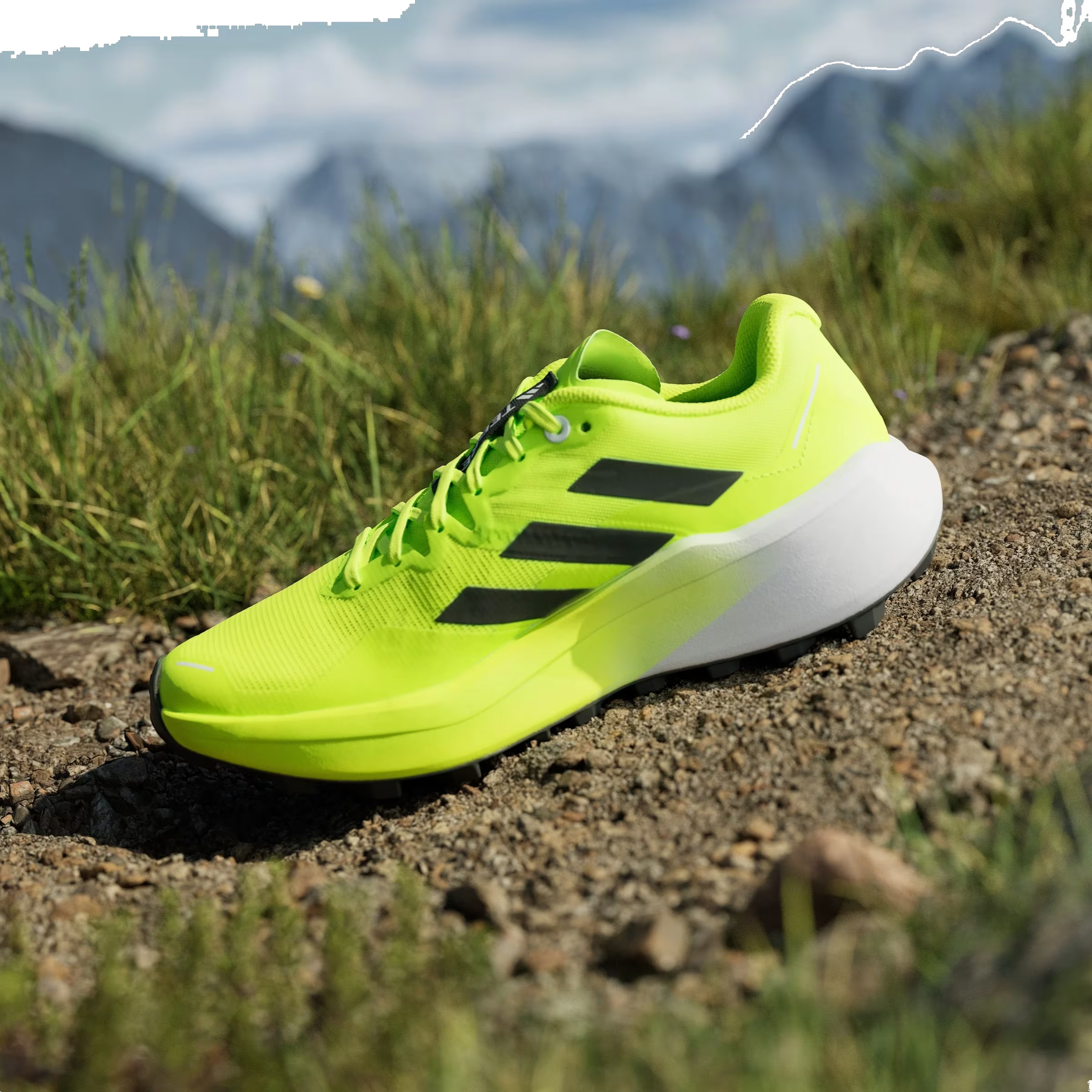 adidas Terrex Agravic 3 Trail Lucid Lemon Black (Women's)