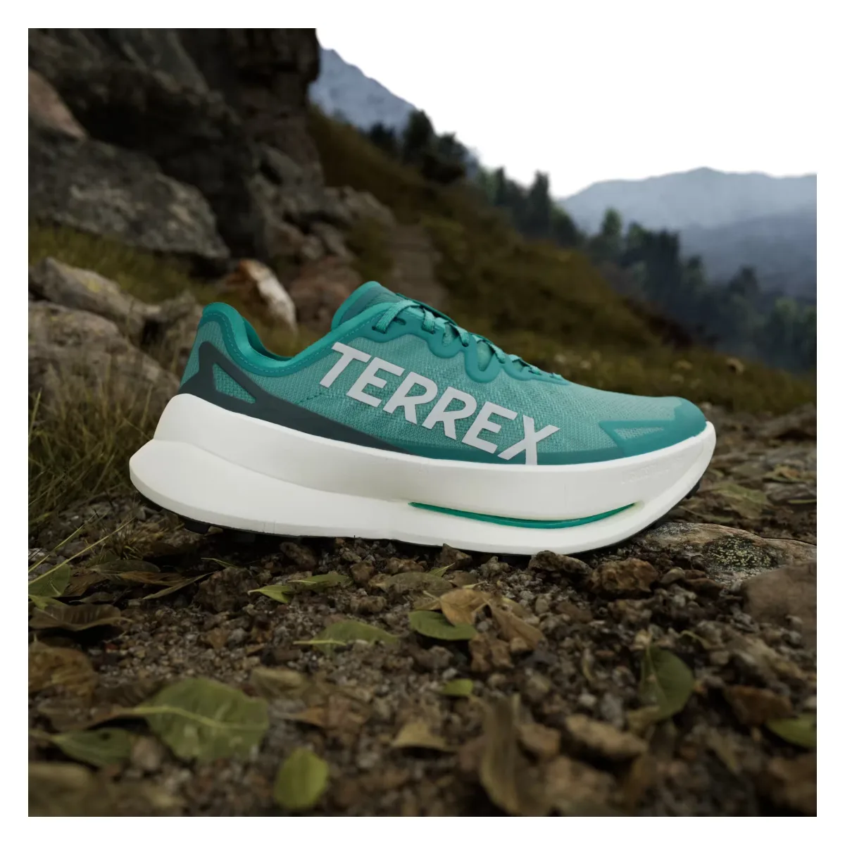 adidas Terrex Agravic Speed Ultra Trail Pure Teal Grey One Aurora Ivy