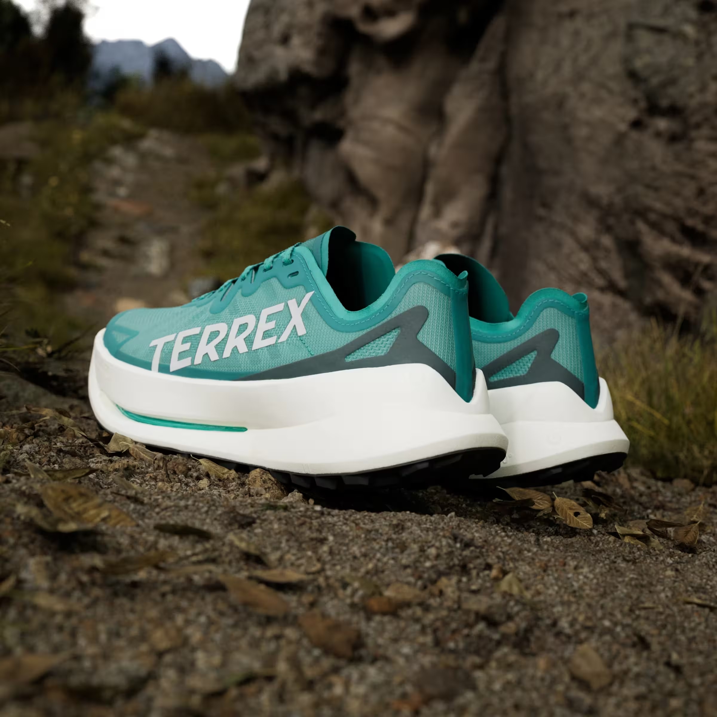 adidas Terrex Agravic Speed Ultra Trail Pure Teal Grey One Aurora Ivy