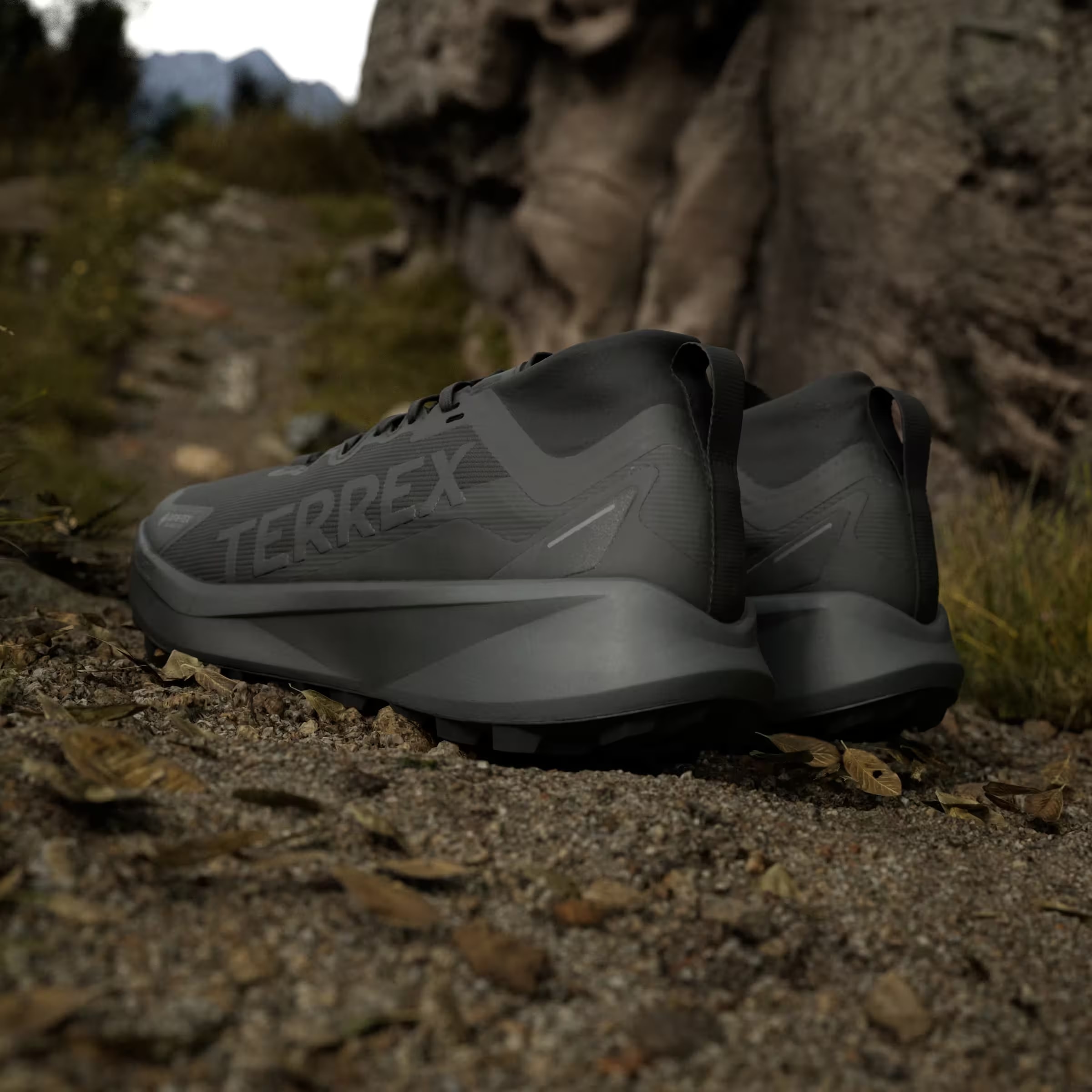 adidas Terrex Agravic Gore-Tex Trail Core Black Grey Six