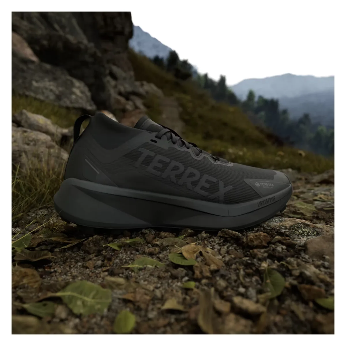 adidas Terrex Agravic Gore-Tex Trail Core Black Grey Six