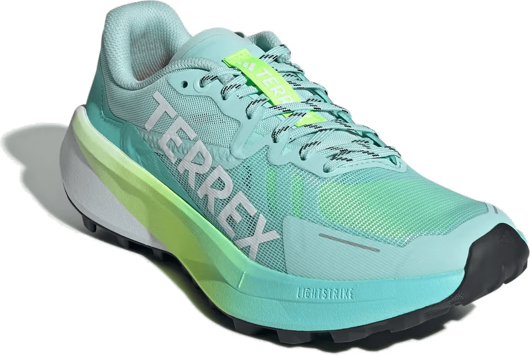 adidas Terrex Agravic 3 Trail Semi Flash Aqua Cloud White Lucid Lemon (Women's)