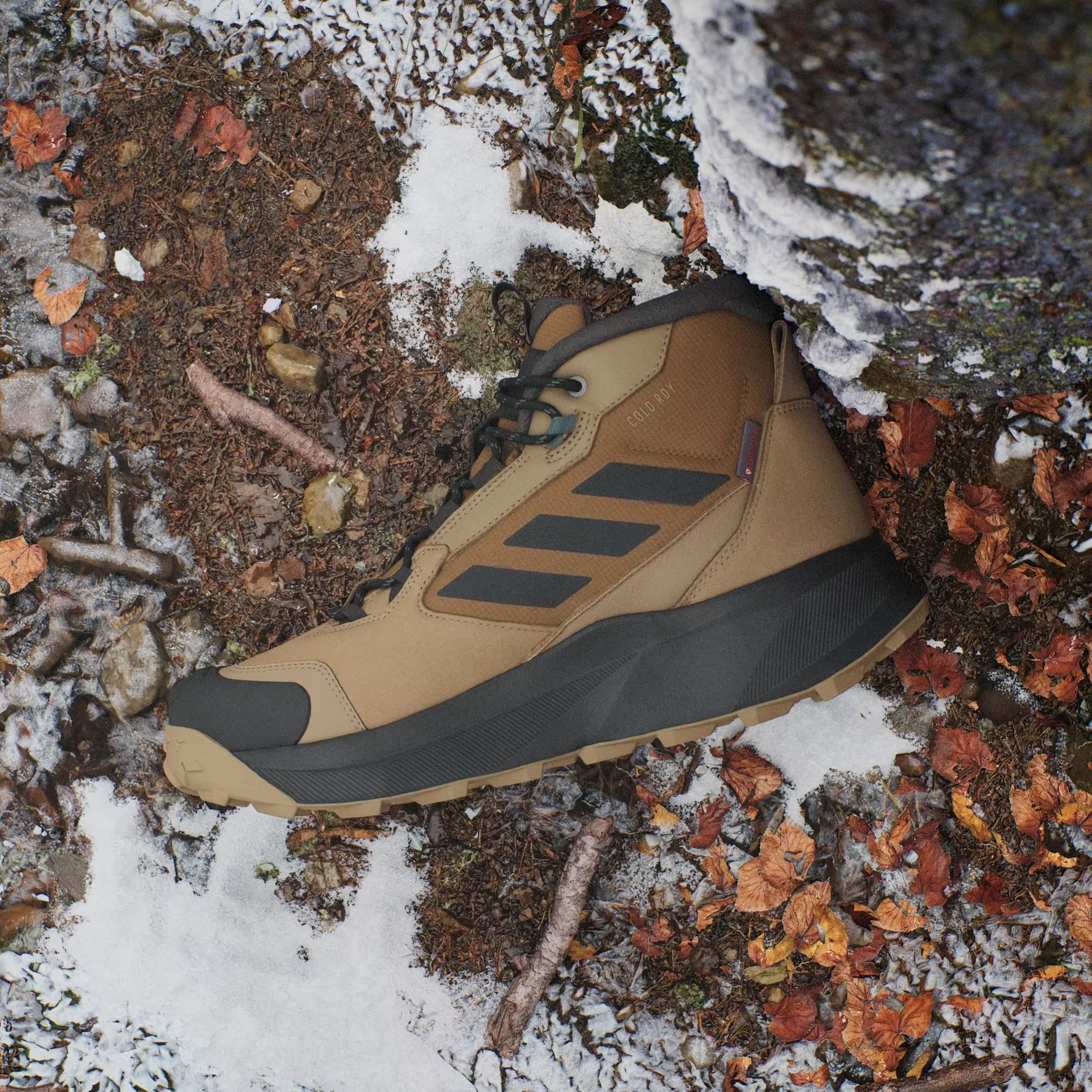 adidas Terrex Winter Leather Mid Cut Rain.RDY Cold.RDY Cardboard Carbon Bronze Strata