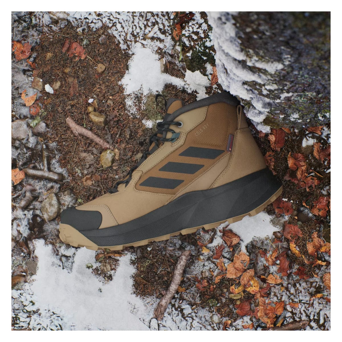 adidas Terrex Winter Leather Mid Cut Rain.RDY Cold.RDY Cardboard Carbon Bronze Strata