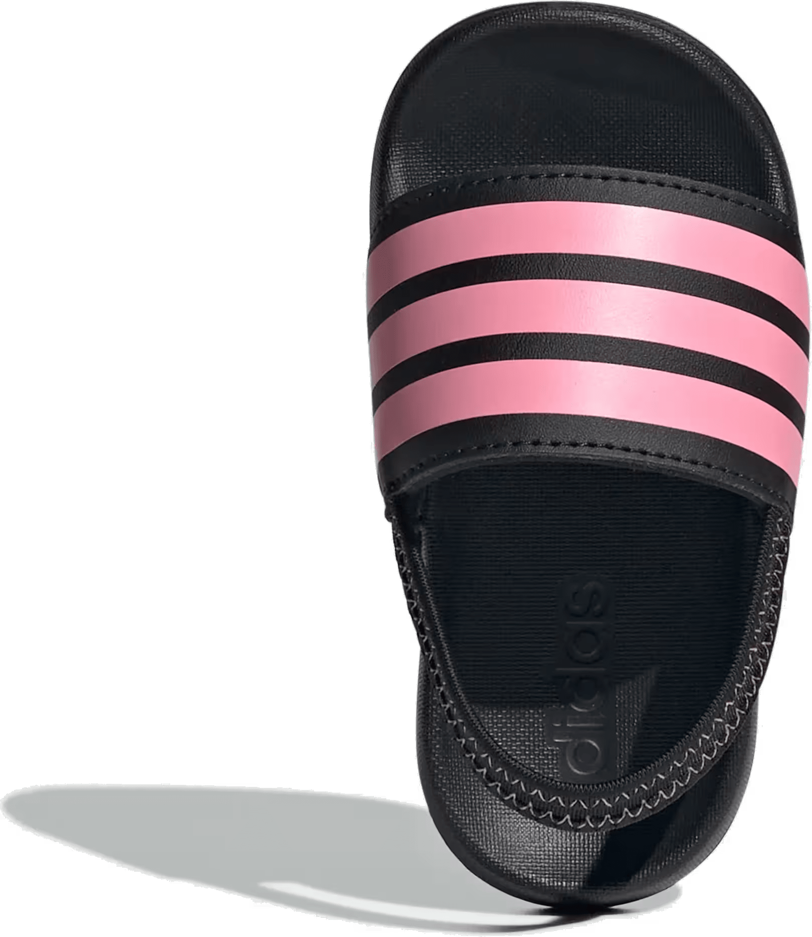adidas Adilette Estrap Slides Black Bliss Pink (TD)