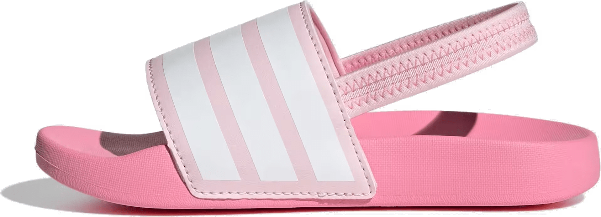 adidas Adilette Estrap Slides Clear Pink Cloud White Bliss Pink (PS)