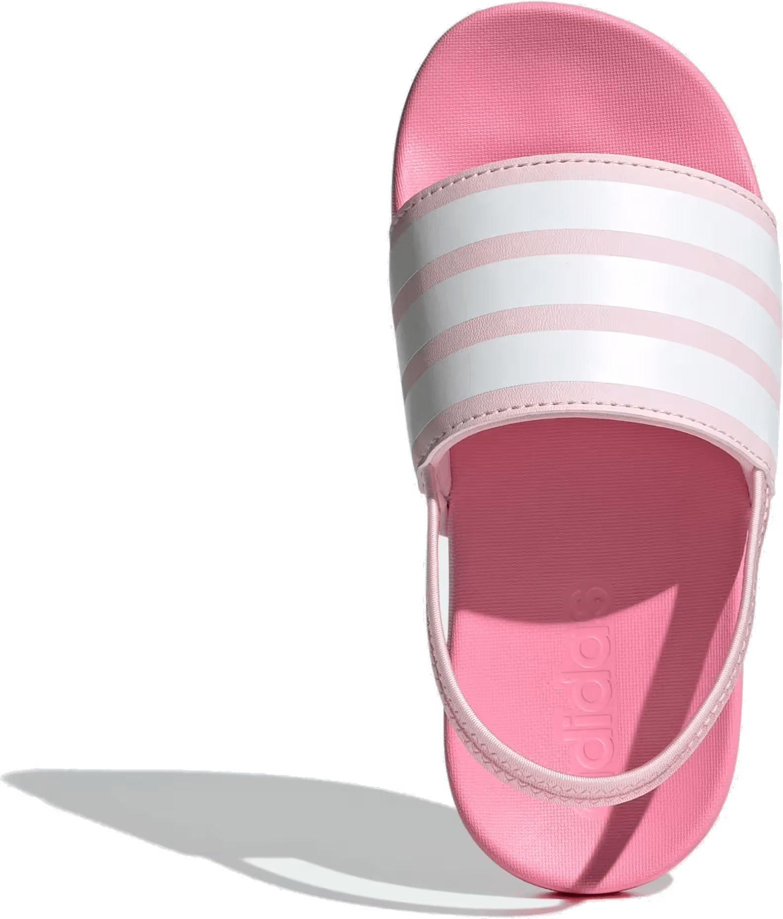 adidas Adilette Estrap Slides Clear Pink Cloud White Bliss Pink (PS)