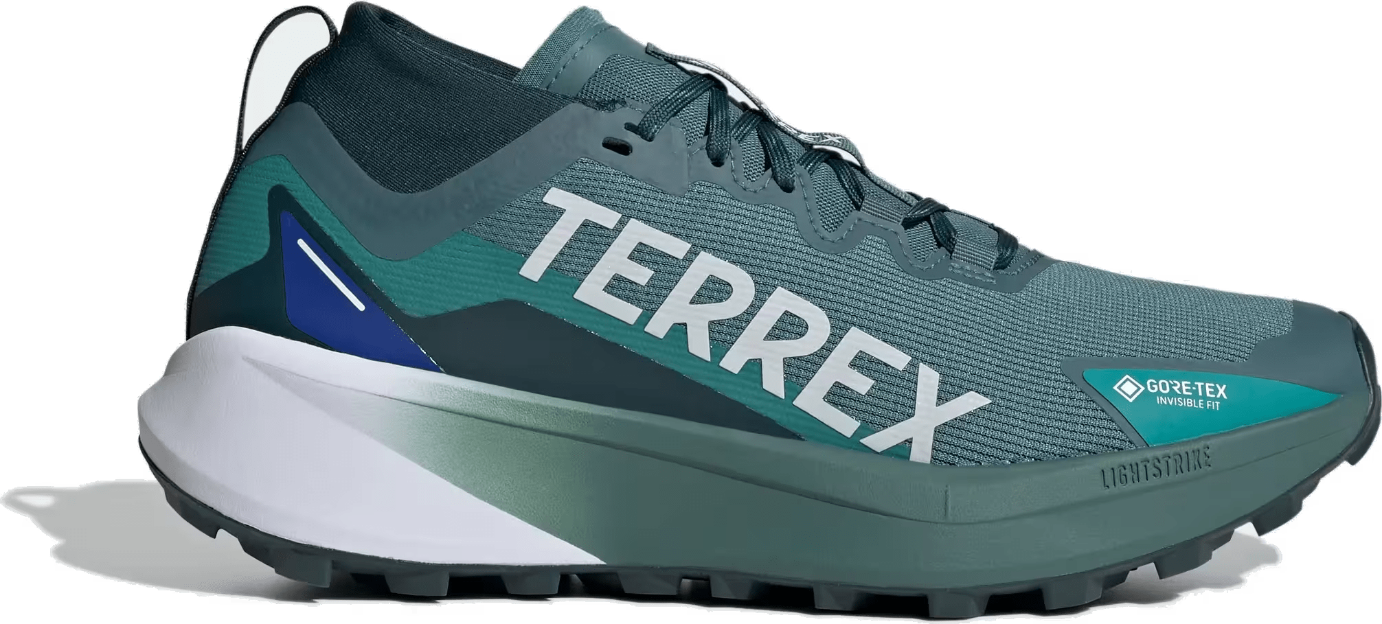 adidas Terrex Agravic Gore-Tex Trail Preloved Teal Cloud White Semi Lucid Blue
