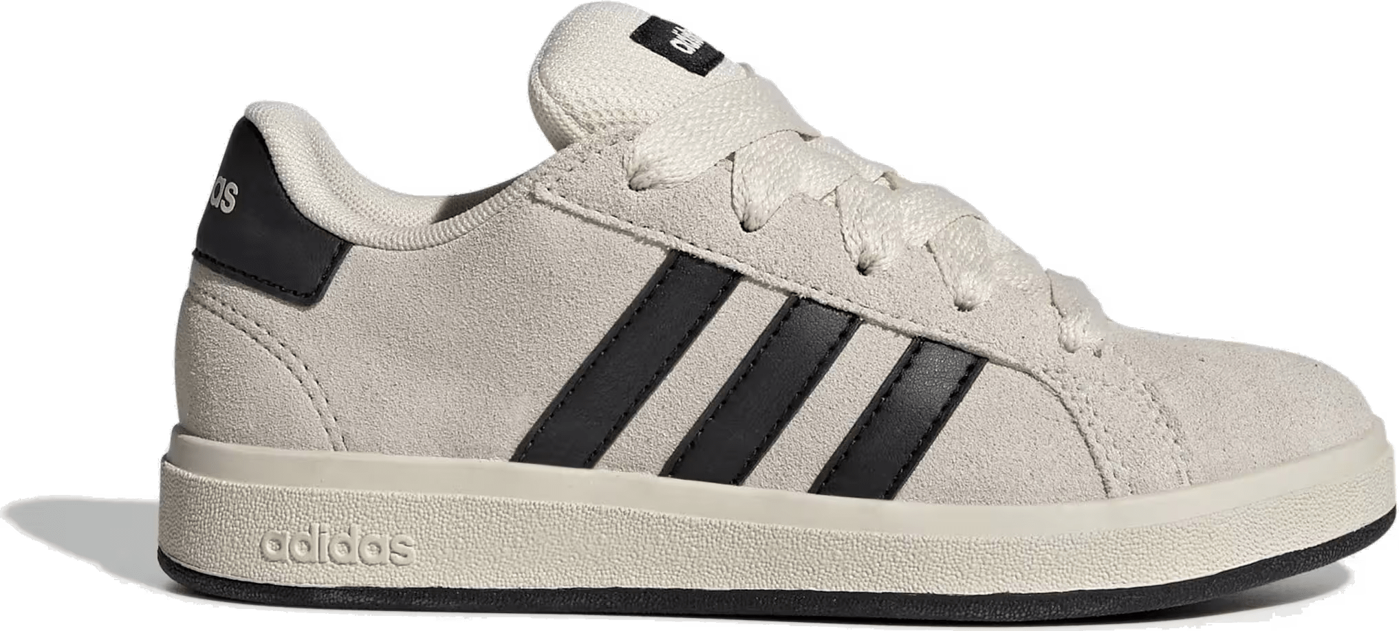 adidas Grand Court 00s Wonder White Core Black Cloud White (GS)