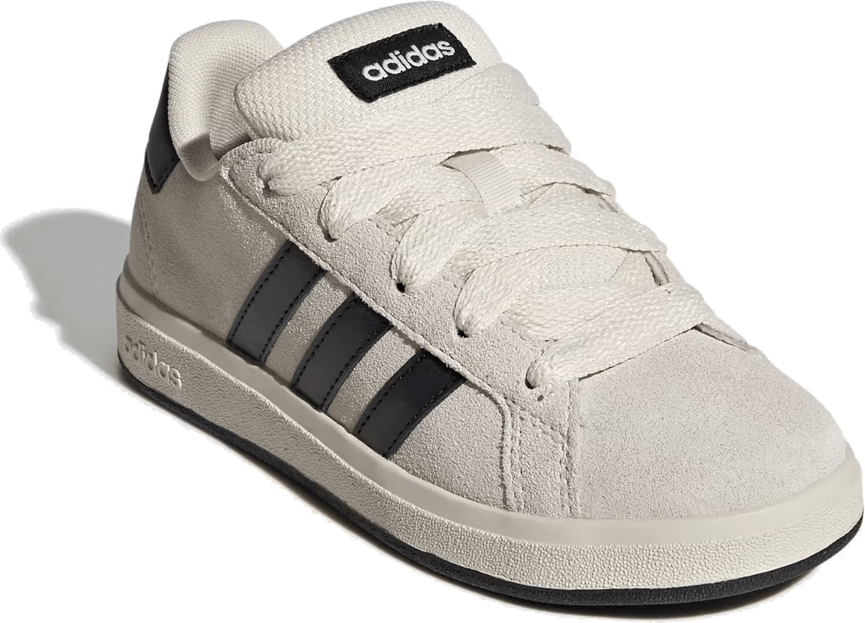 adidas Grand Court 00s Wonder White Core Black Cloud White (GS)