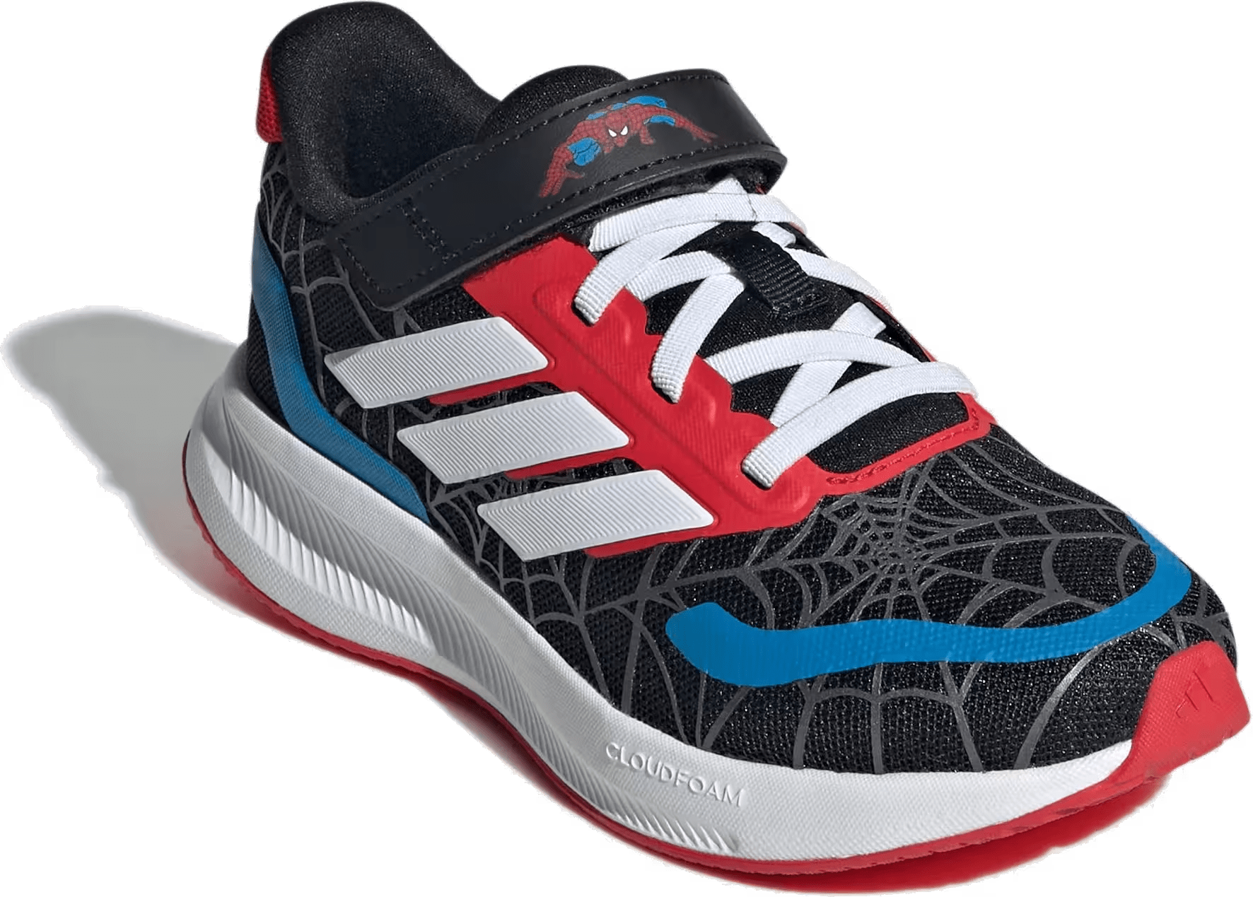 adidas Runfalcon Spider-Man Core Black Cloud White Pure Ruby (PS)