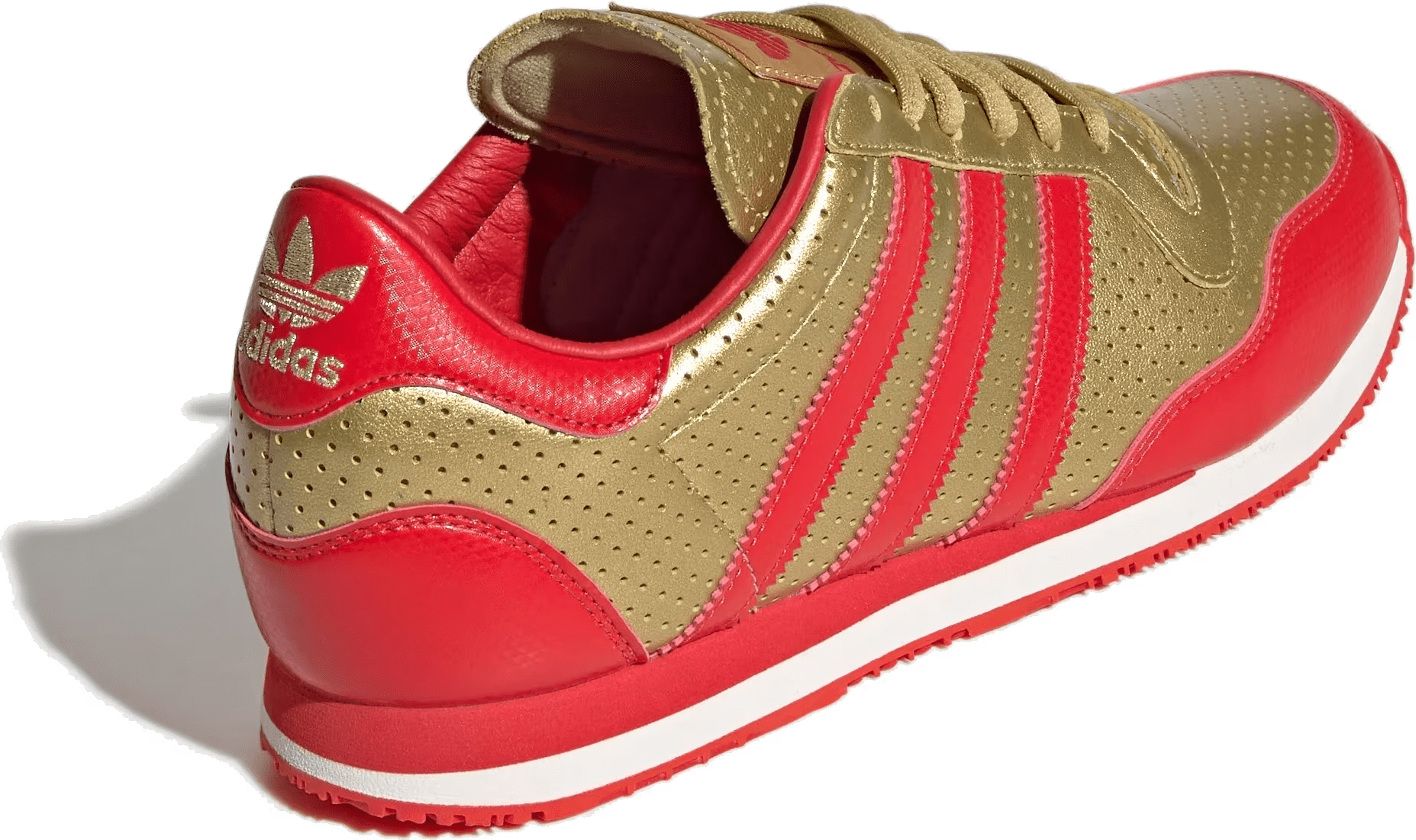 Adidas Galaxy OG "Gold Metallic Red"