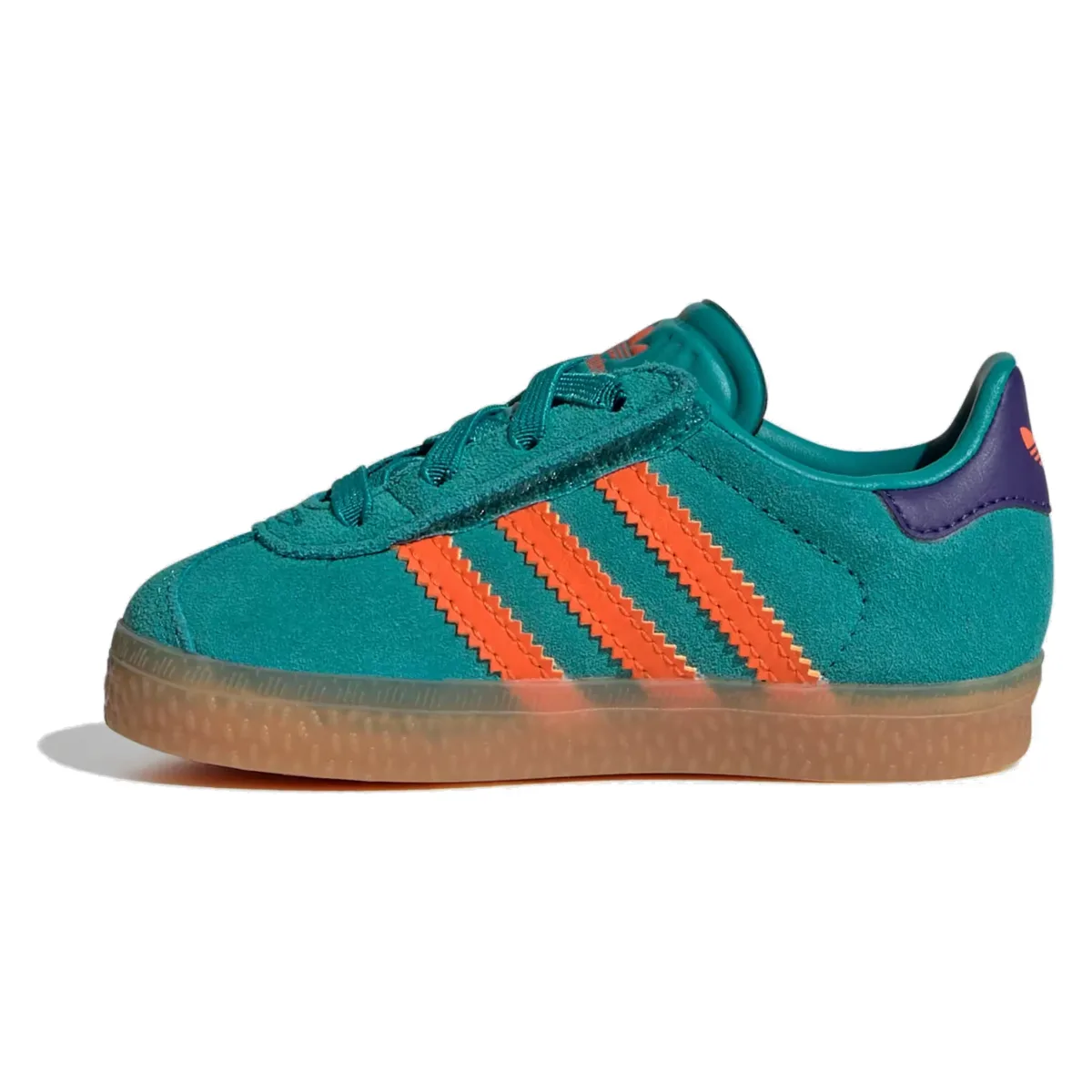 adidas Gazelle Comfort Closure Pure Teal Impact Orange Collegiate Purple (TD)