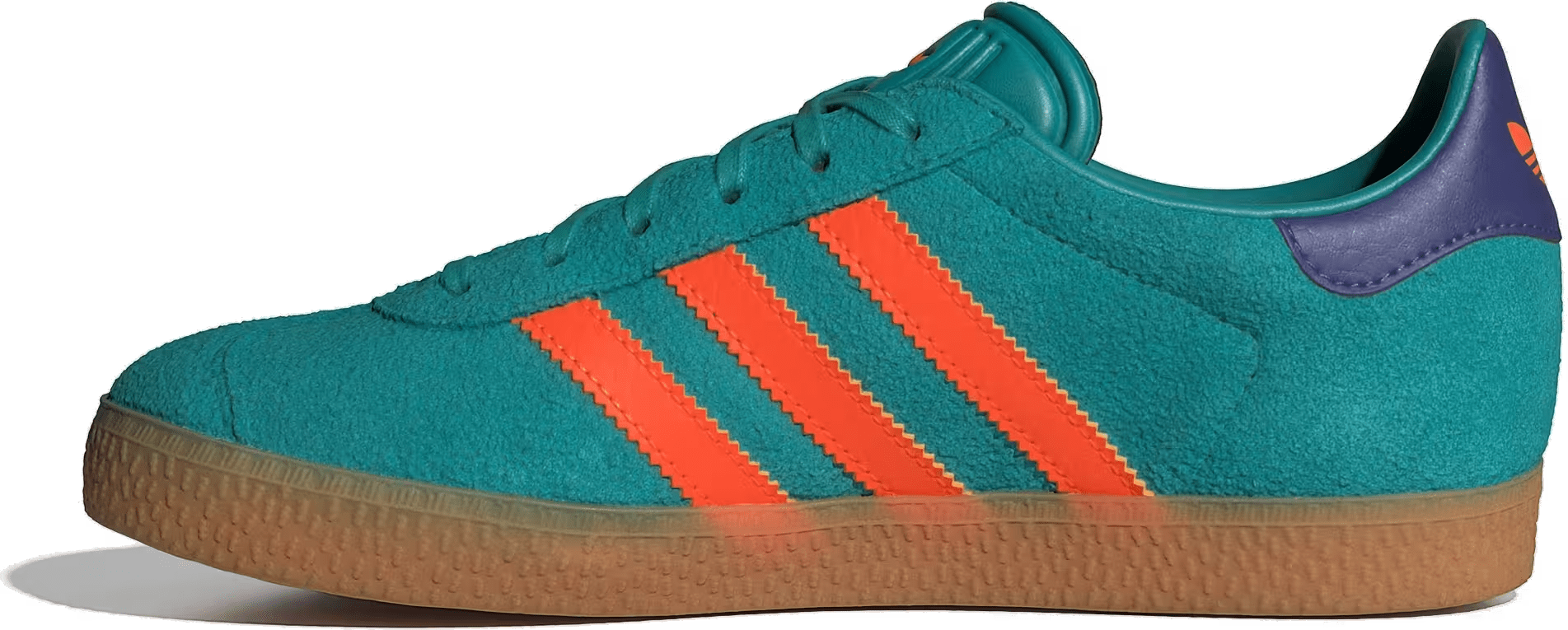 adidas Gazelle Pure Teal Impact Orange Collegiate Purple (GS)