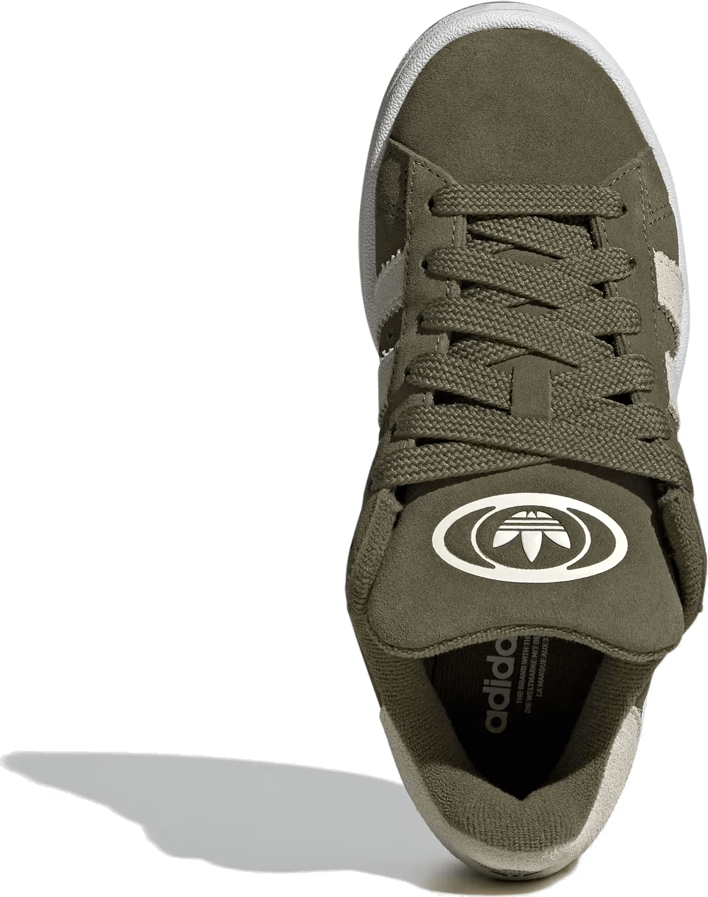 adidas Campus 00s Medium Dark Khaki Off White (GS)