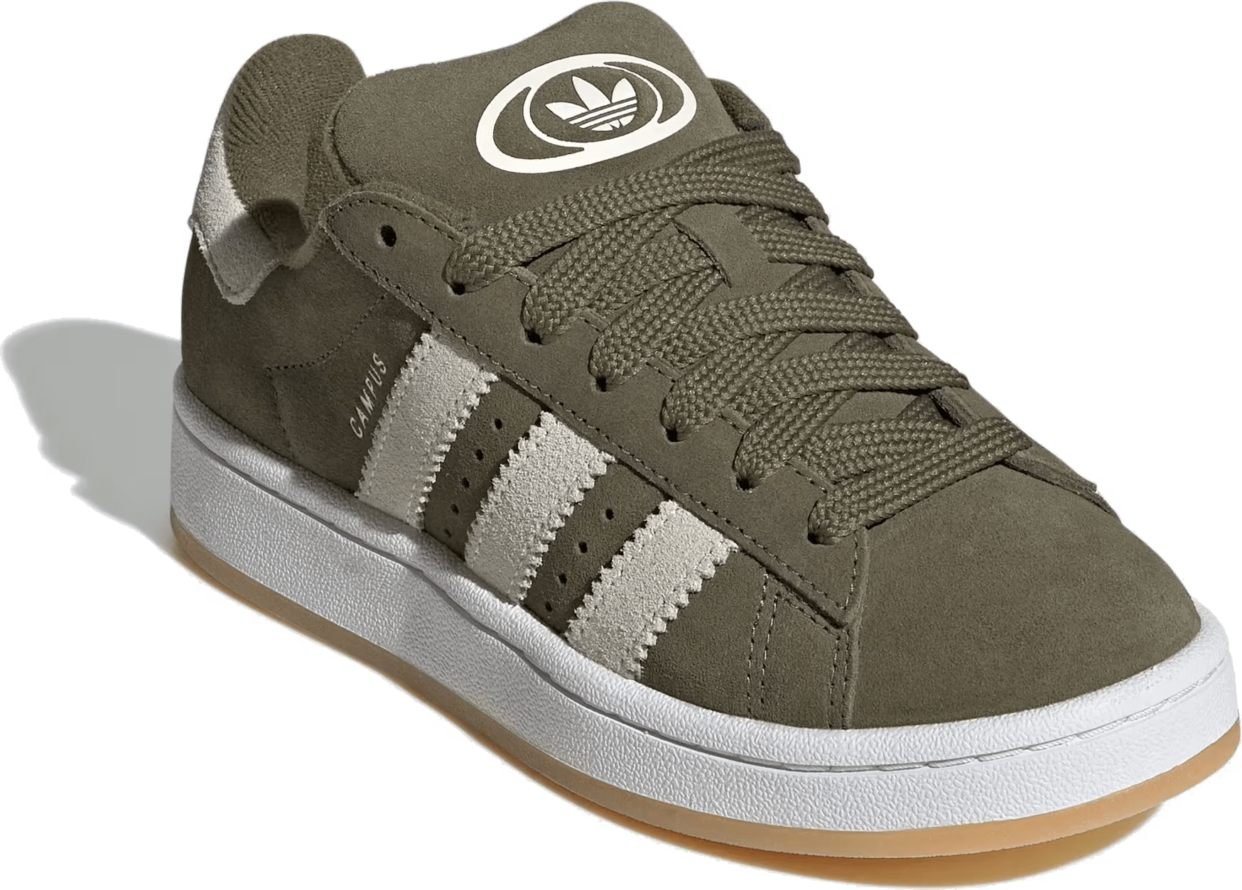 adidas Campus 00s Medium Dark Khaki Off White (GS)