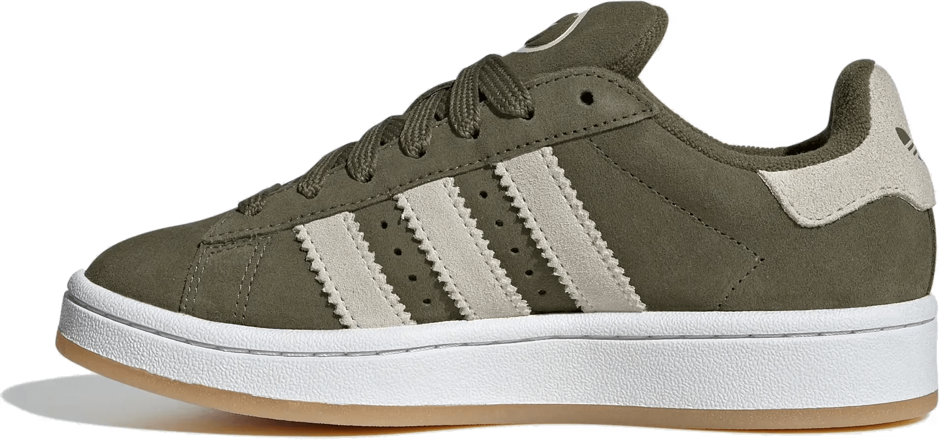 adidas Campus 00s Medium Dark Khaki Off White (GS)