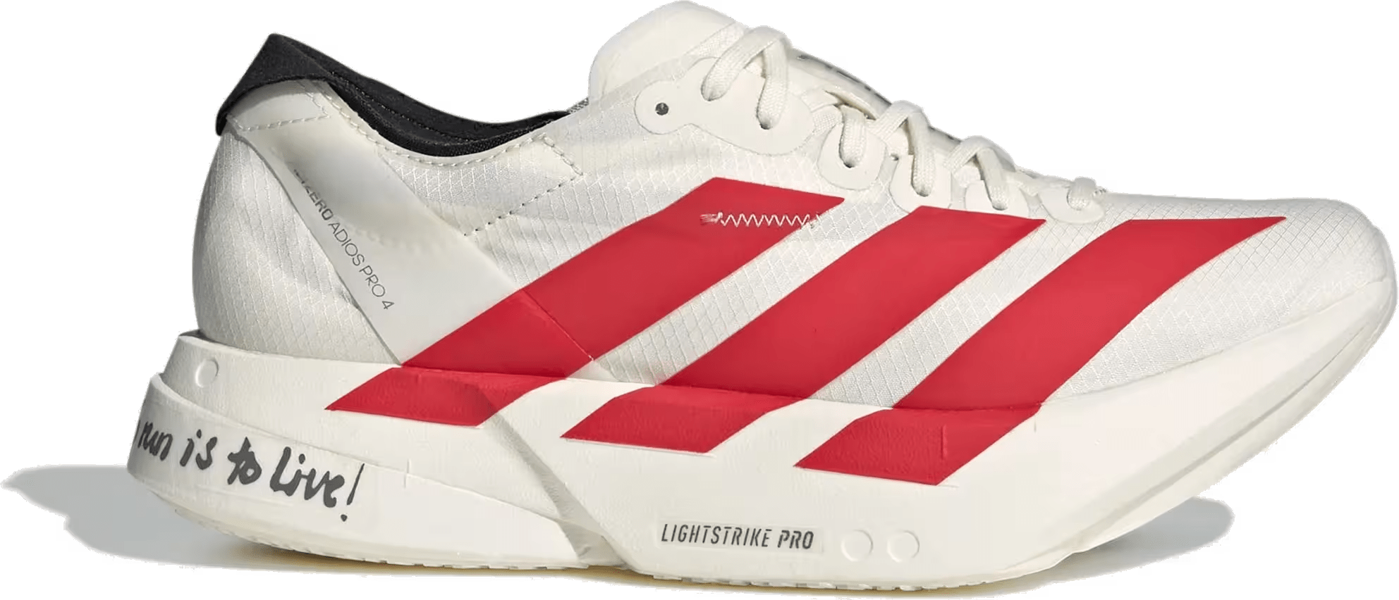 adidas Adizero Adios Pro 4 Off White Better Scarlet Core Black (Women's)