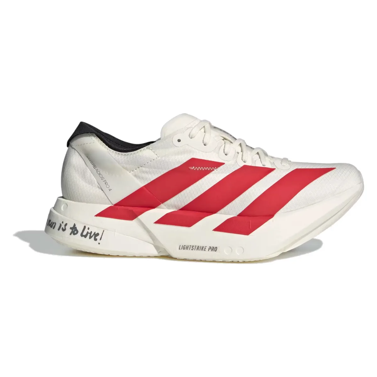 adidas Adizero Adios Pro 4 Off White Better Scarlet Core Black (Women's)