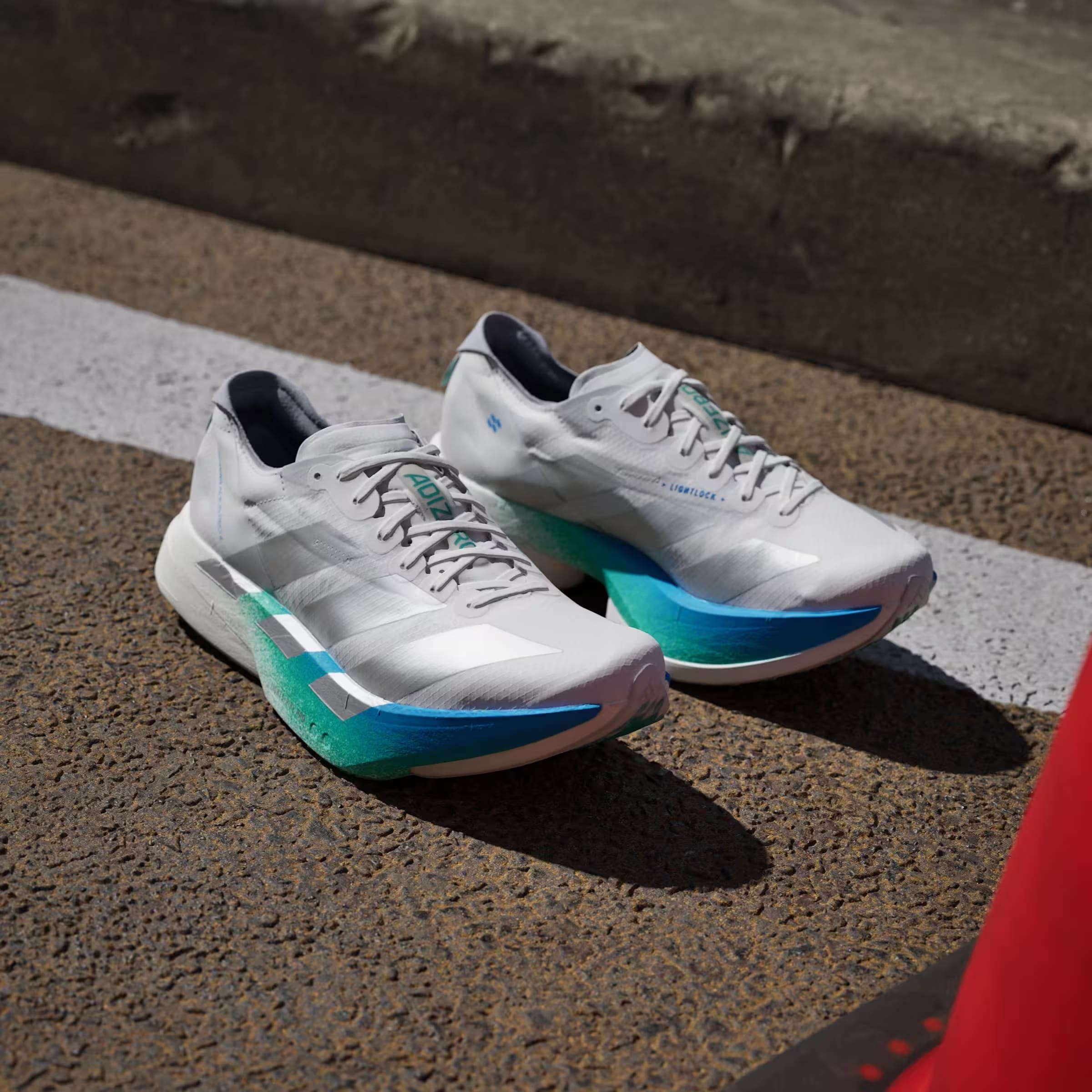 adidas Adizero Adios Pro 4 Crystal White Matte Silver Glory Green (Women's)